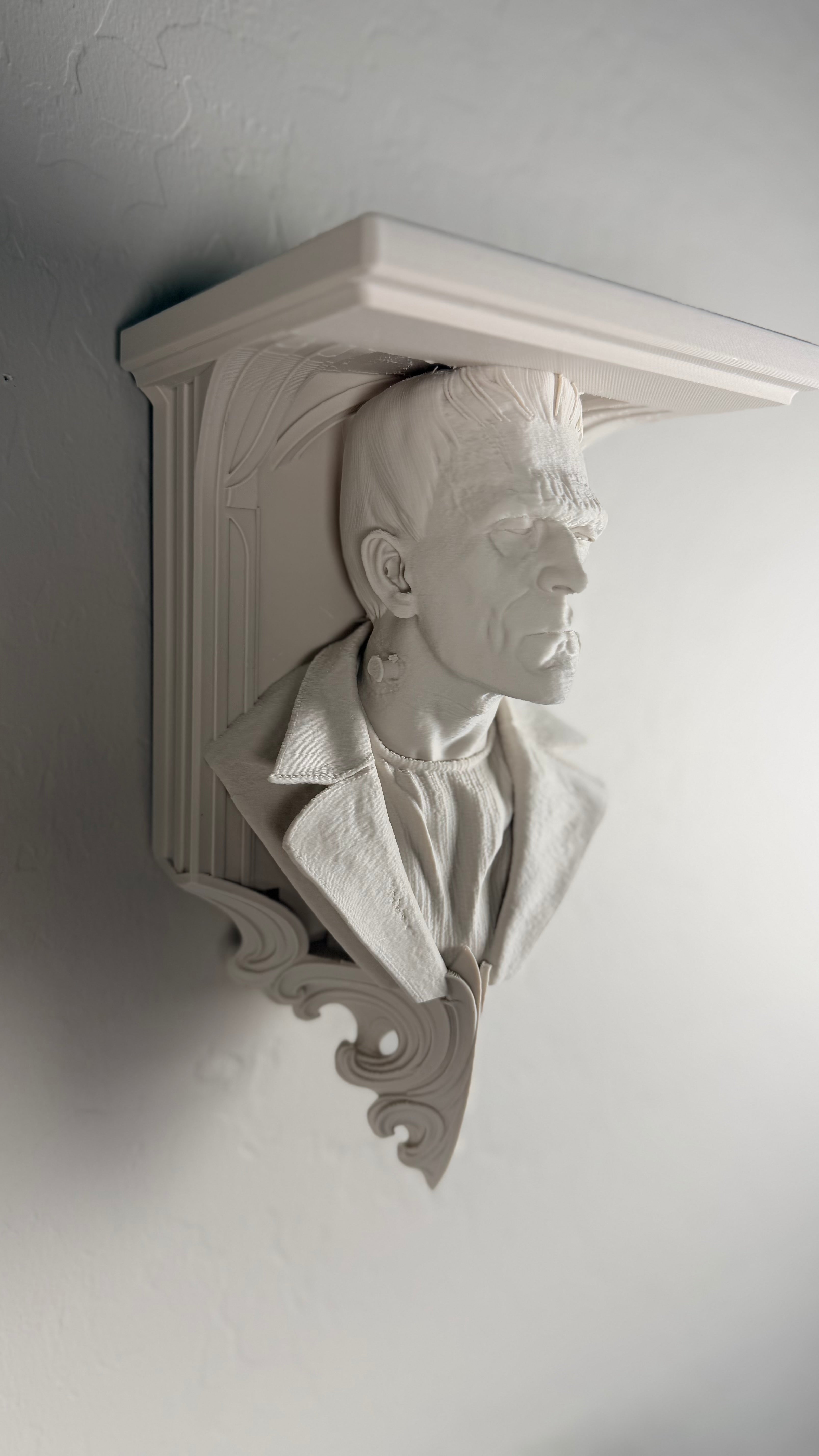 Horror Classic Frankenstein 6x5 Top Floating Wall Shelf Collectible