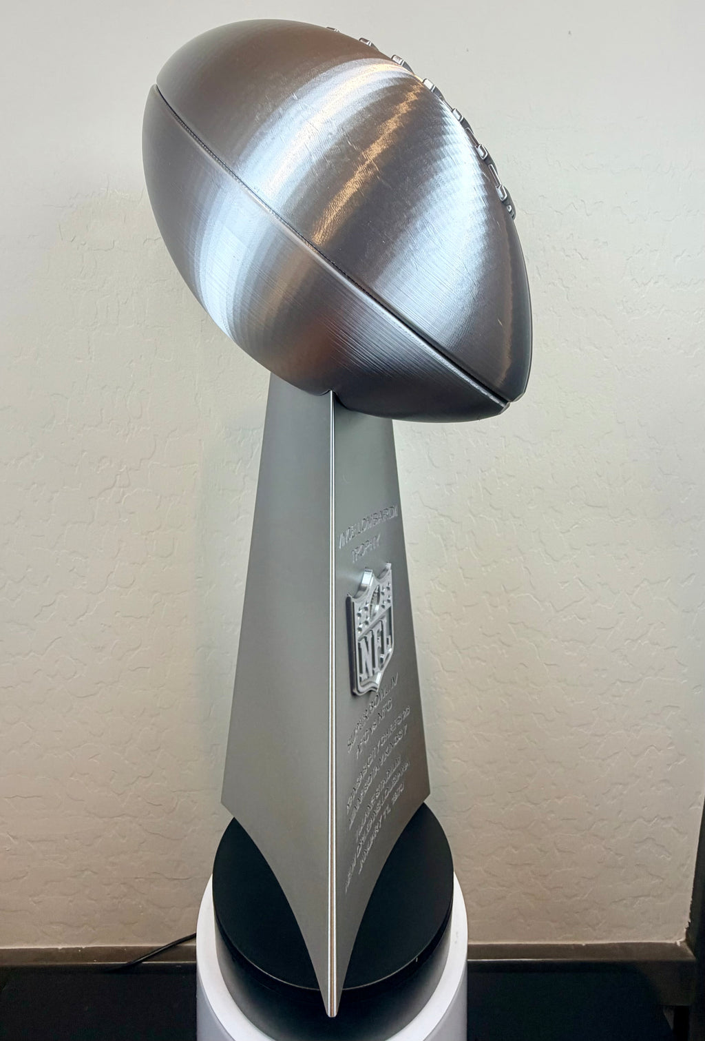 19 inch - Fully Customized Superbowl Vince Lombardi Trophy Like - ANY SB Game, Team, Year ** FREE SHIPPING **