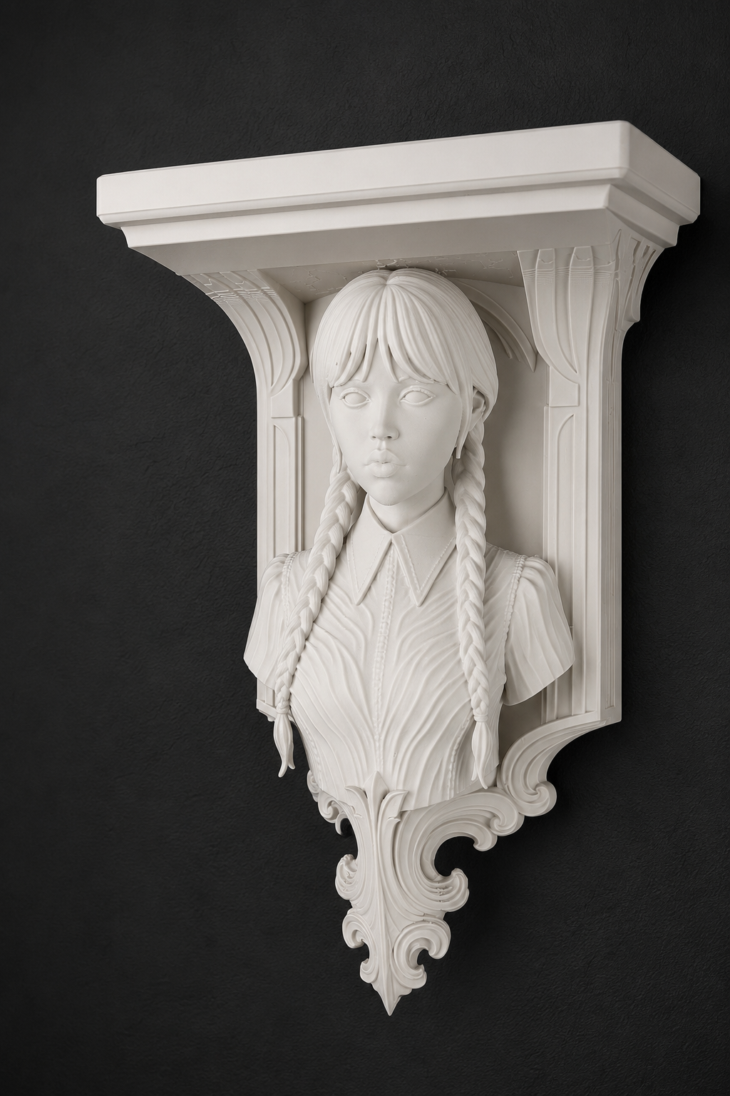 Horror Adam’s Family Wednesday 6x5 Top Wall Shelf Collectible