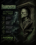 Horror Classic Frankenstein 6x5 Top Floating Wall Shelf Collectible