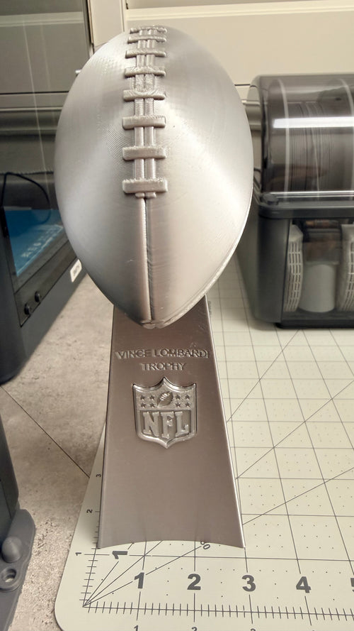 10 inch - Bookshelf Vince Lombardi Trophy Like - Desktop - Fantasy Football - Multiple Colors