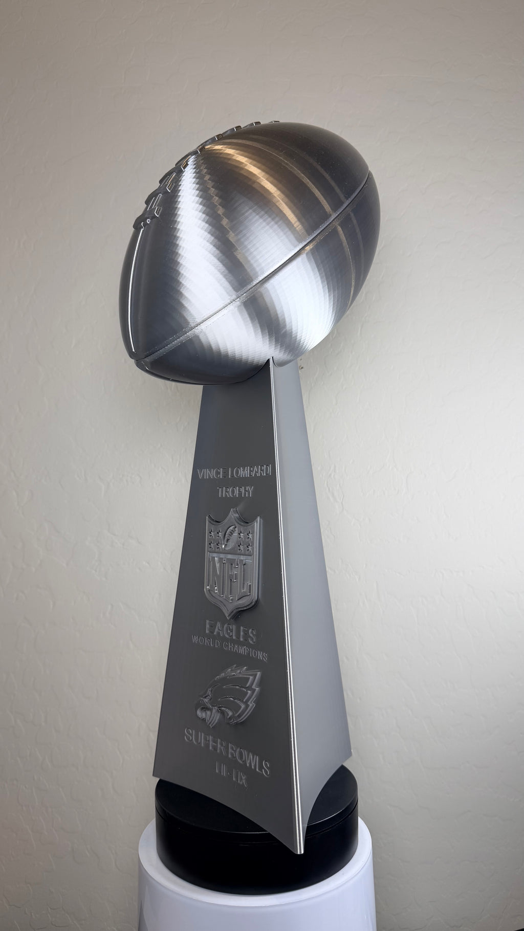 Custom 20 inch Lombardi Trophy Philadelphia Eagles - ALL Superbowls