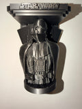 Star Wars - Darth Vader Unmasked - Star Destroyer Like Floating Wall Shelf Collectible