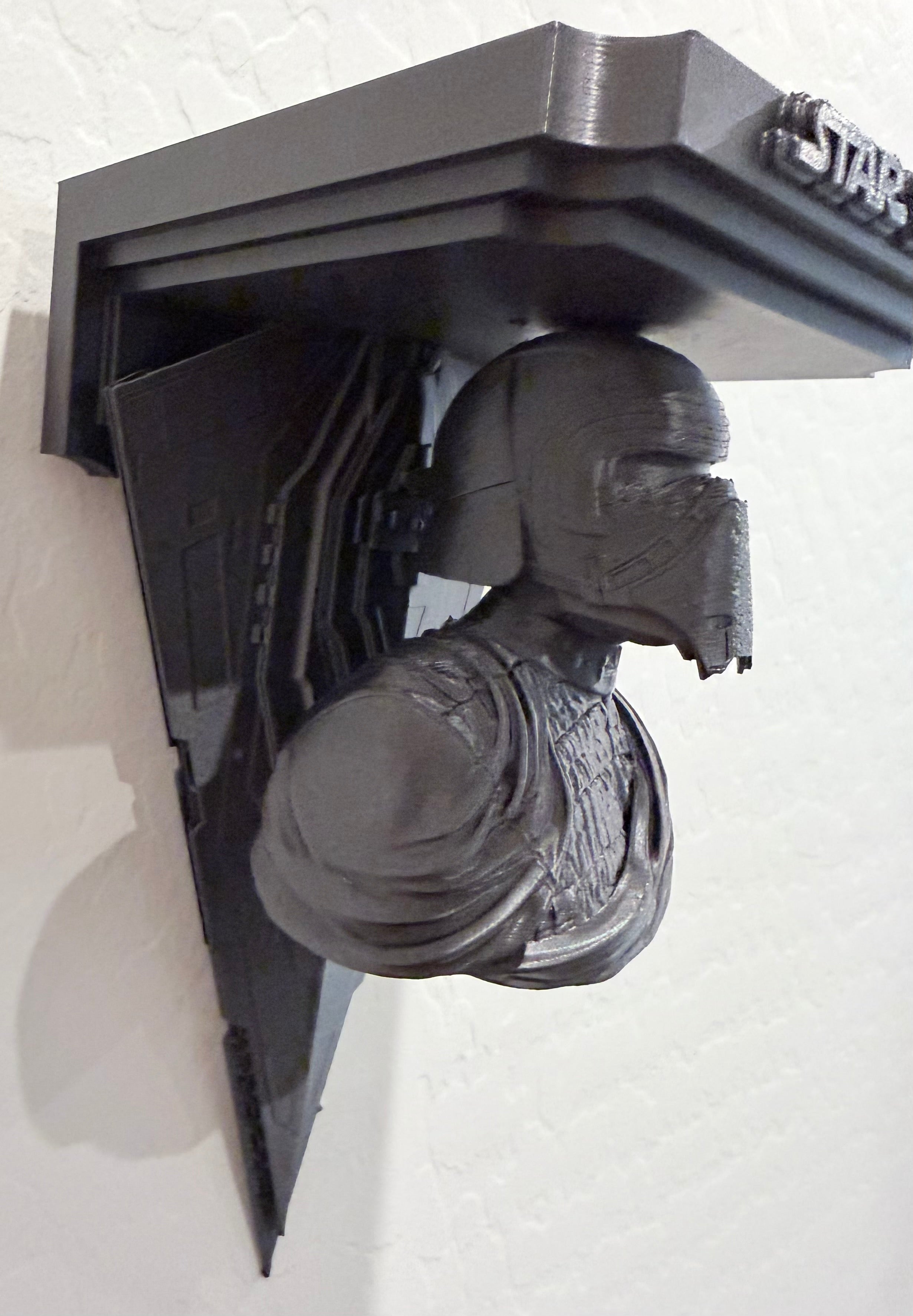 Star Wars - Kylo Ren Masked Resurgent Destroyer Like Floating Wall Shelf Decor Collectible