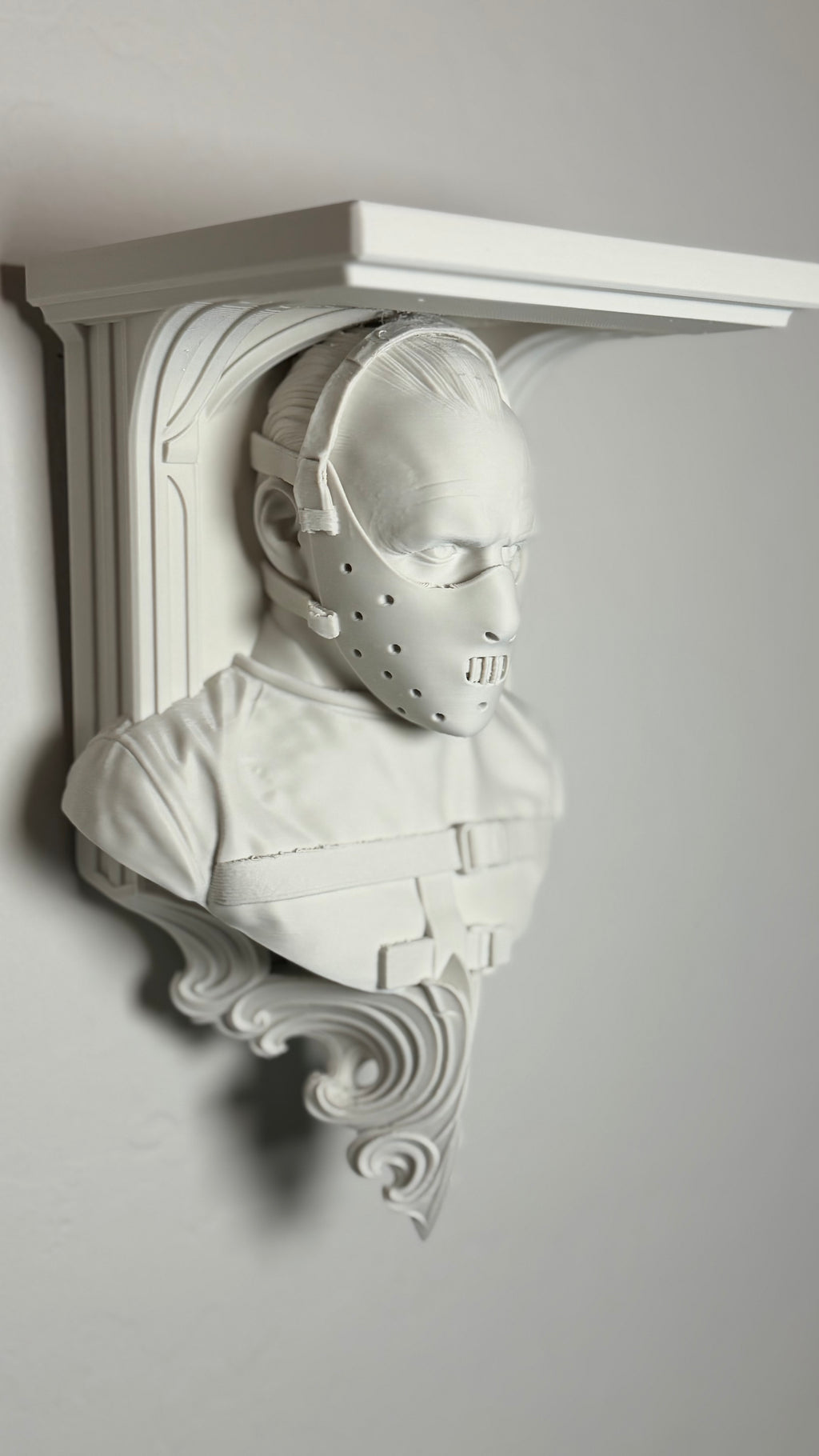 Horror Hannibal Lecter Like 6x5 Top Floating Wall Shelf Collectible
