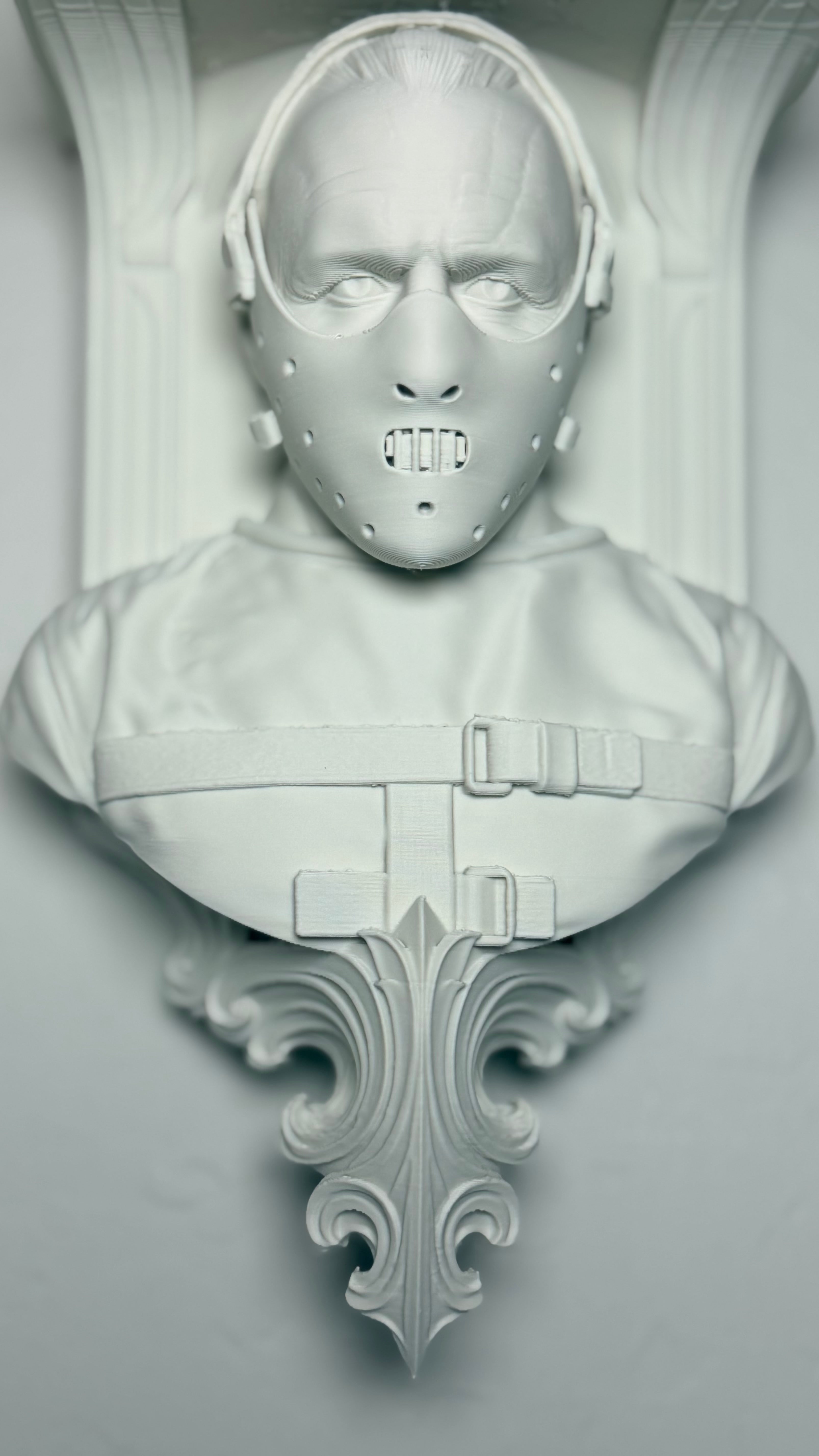 Horror Hannibal Lecter Like 6x5 Top Floating Wall Shelf Collectible