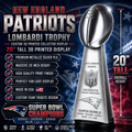 Custom 20 inch Lombardi Trophy New England Patriots - ALL Superbowls