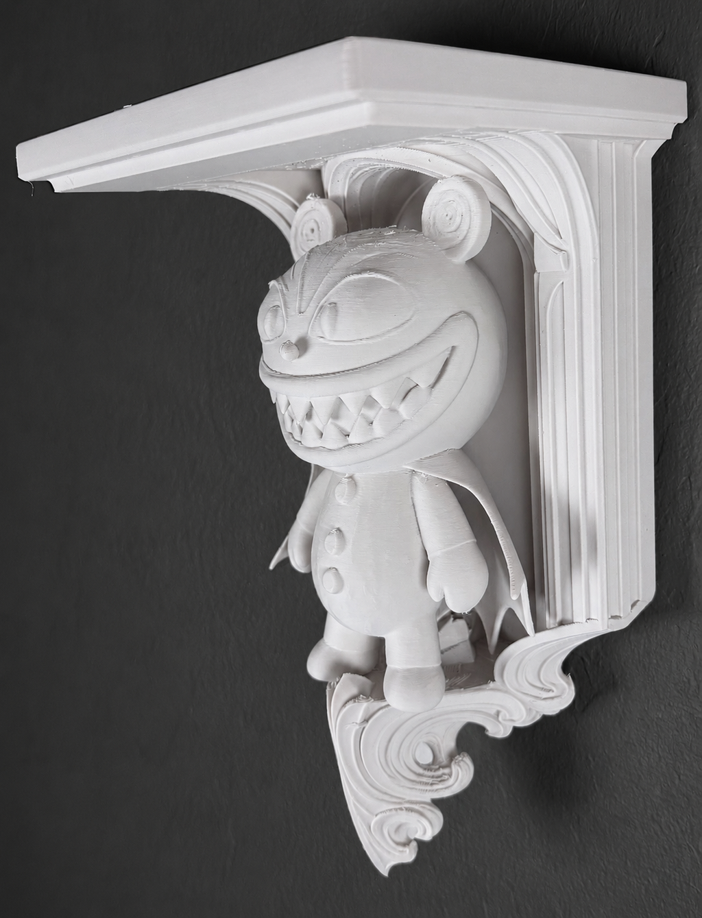 Horror Nightmare Before Christmas Scary Teddy 6x5 Top Wall Shelf Collectible