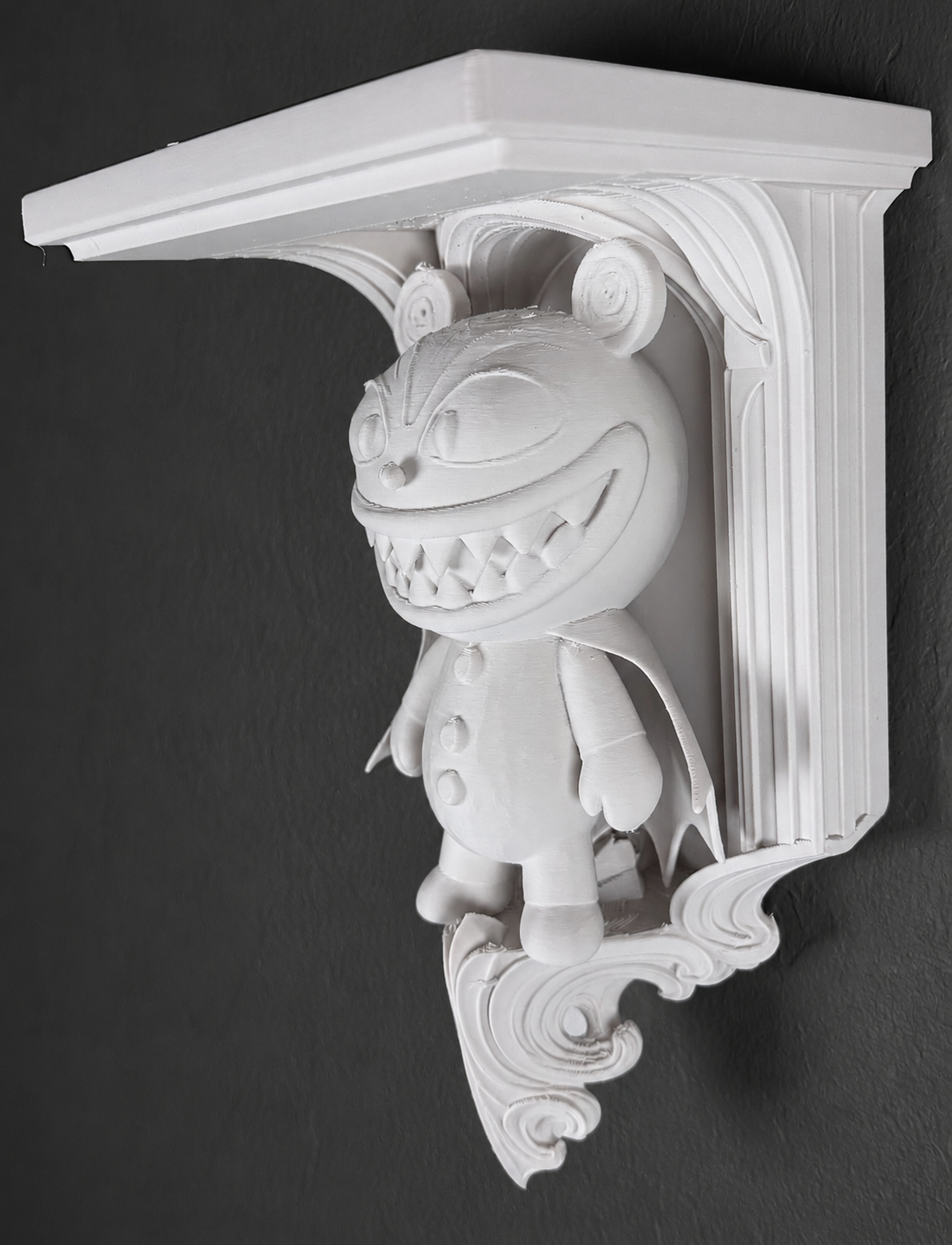 Horror Nightmare Before Christmas Scary Teddy 6x5 Top Wall Shelf Collectible
