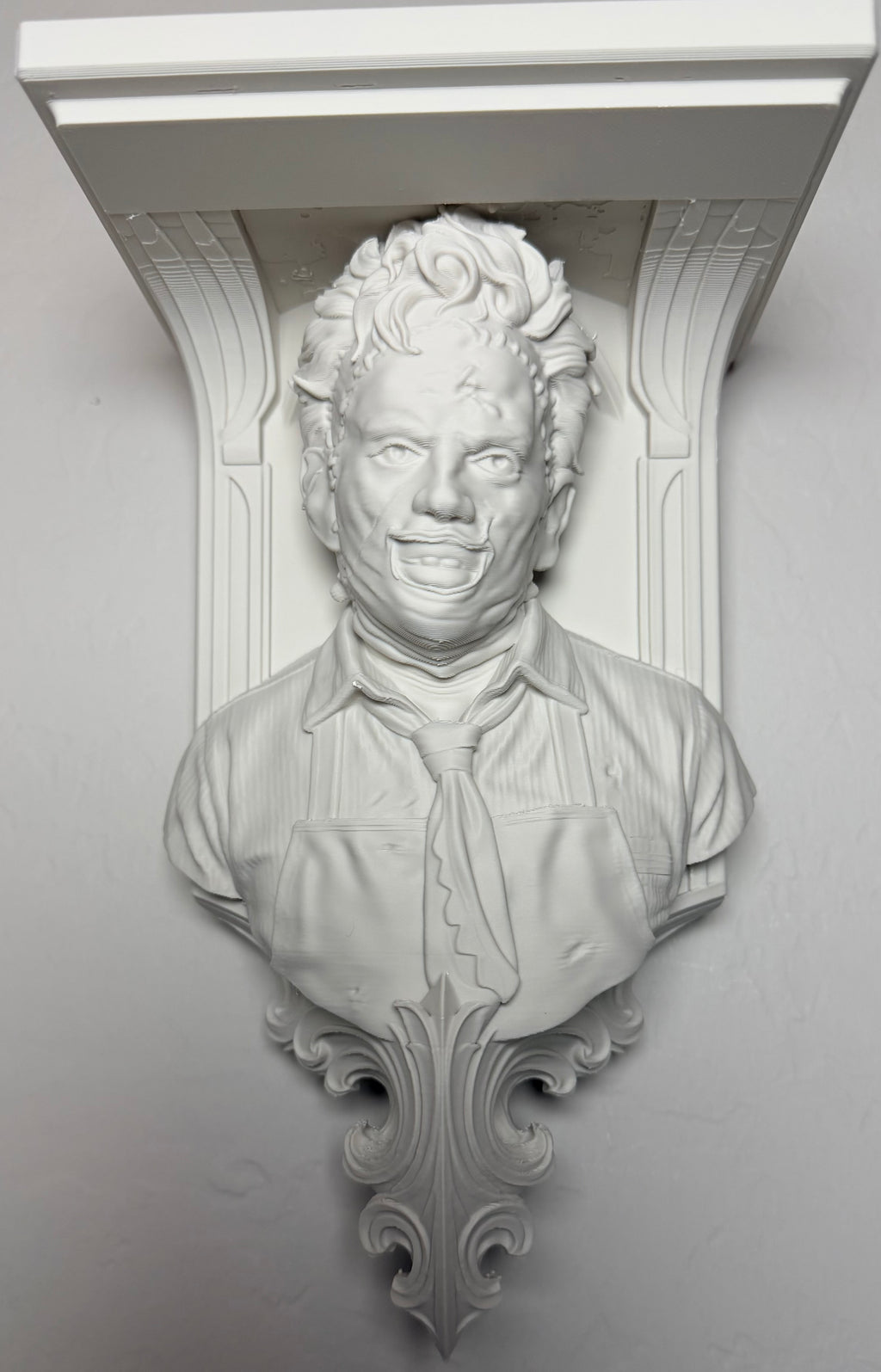 Horror Leatherface Like 6x5 Top Floating Wall Shelf Collectible