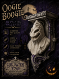 Horror Nightmare Before Christmas Oogie Boogie 6x5 Top Wall Shelf Collectible
