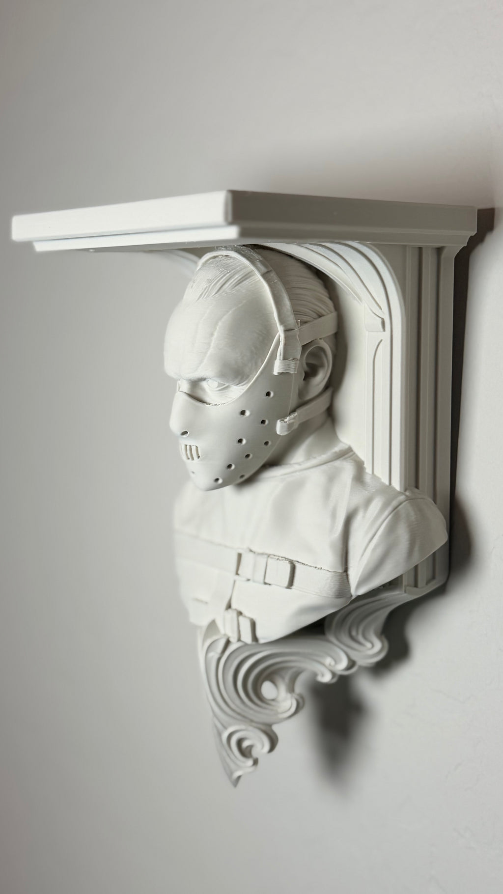 Horror Hannibal Lecter Like 6x5 Top Floating Wall Shelf Collectible