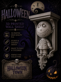 Horror Nightmare Before Christmas Barrel 6x5 Top Wall Shelf Collectible