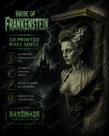 Horror Classic Bride of Frankenstein 6x5 Top Floating Wall Shelf Collectible