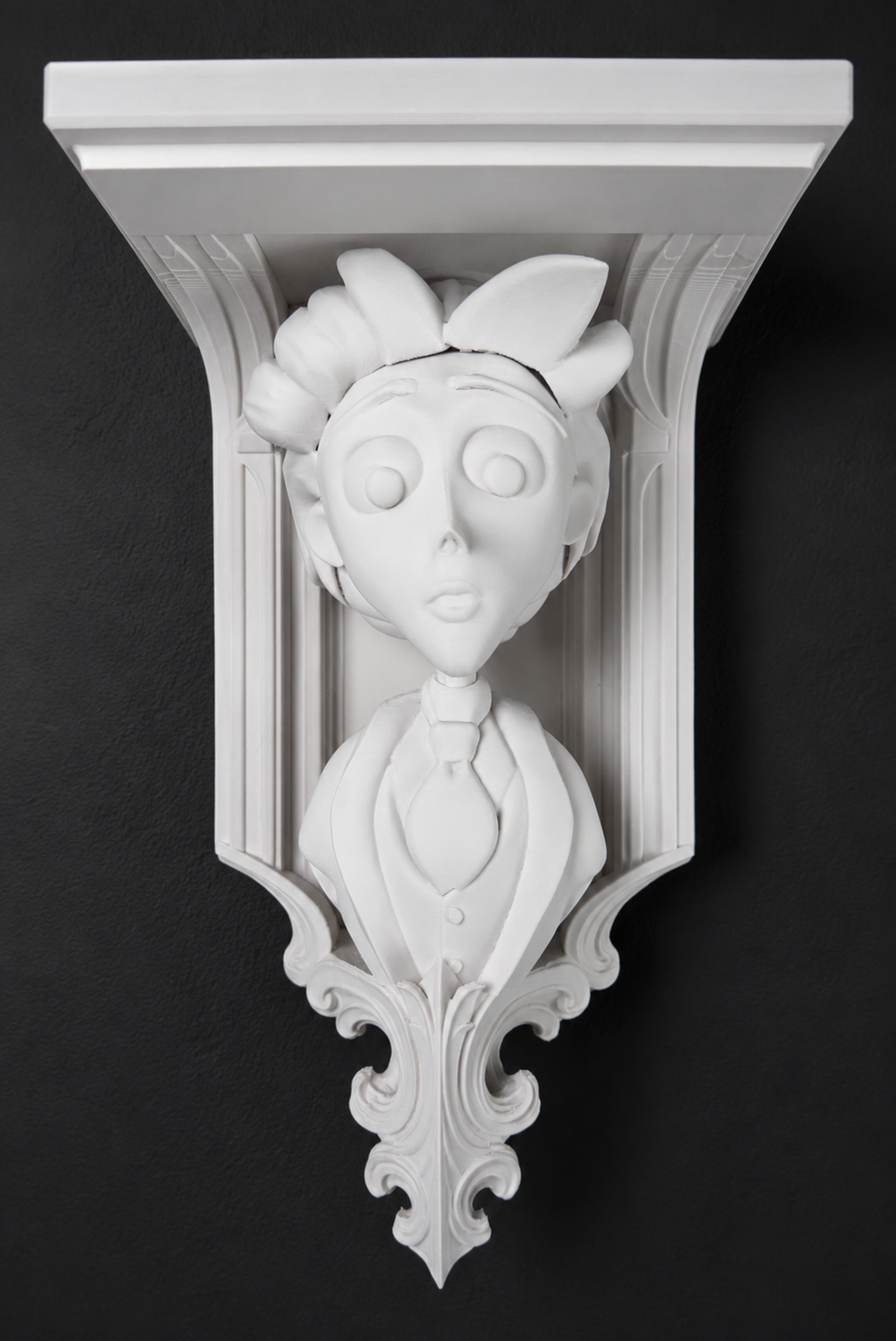 Horror Corpse Bride Victor 6x5 Top Floating Wall Shelf Collectible