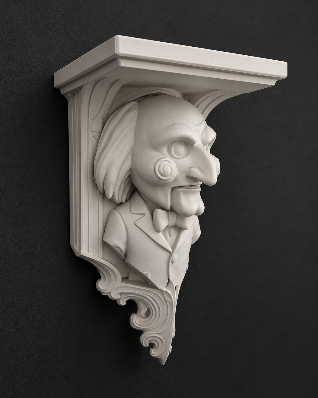 Horror SAW Billy The Puppet 6x5 Top Wall Shelf Collectible