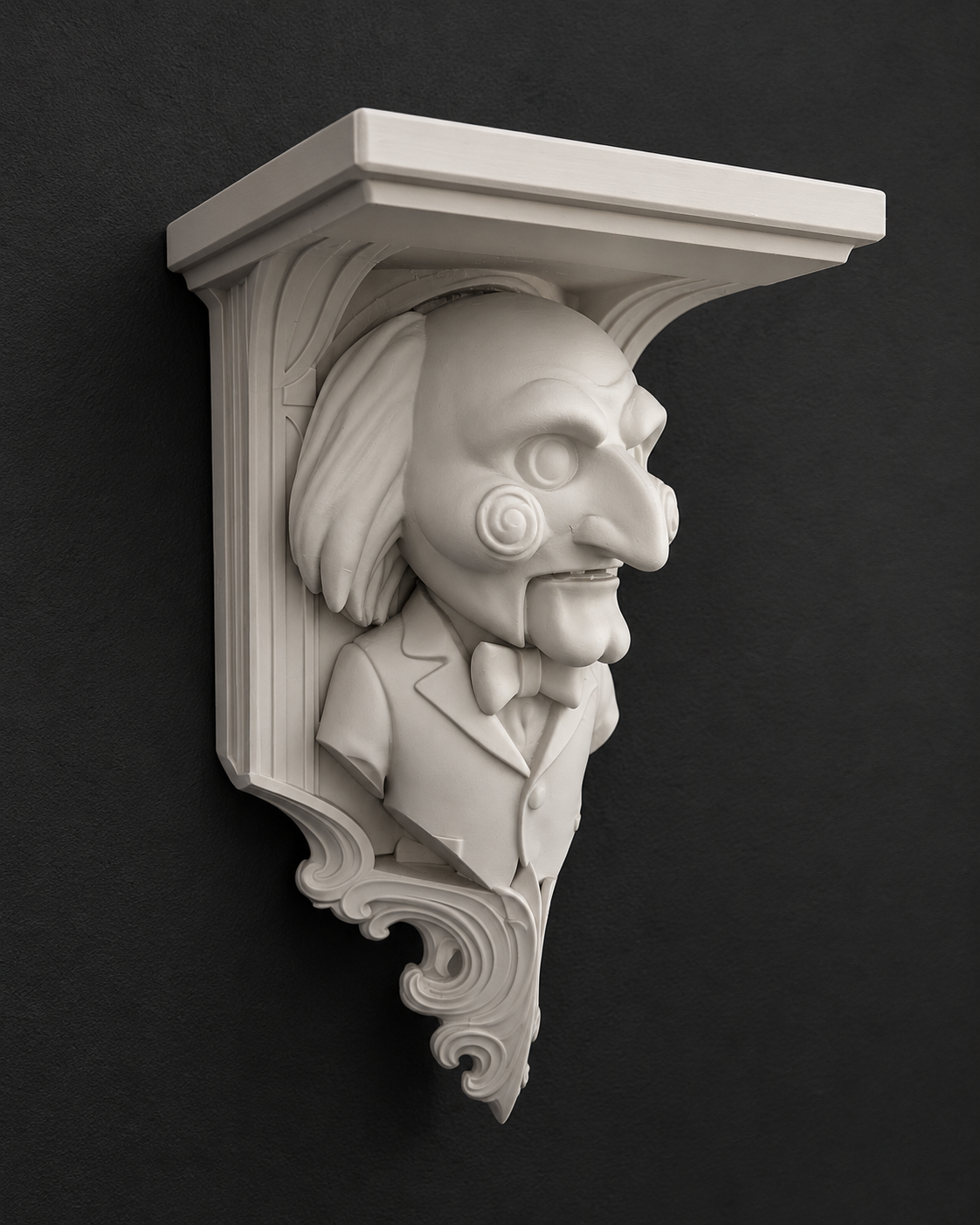 Horror SAW Billy The Puppet 6x5 Top Wall Shelf Collectible