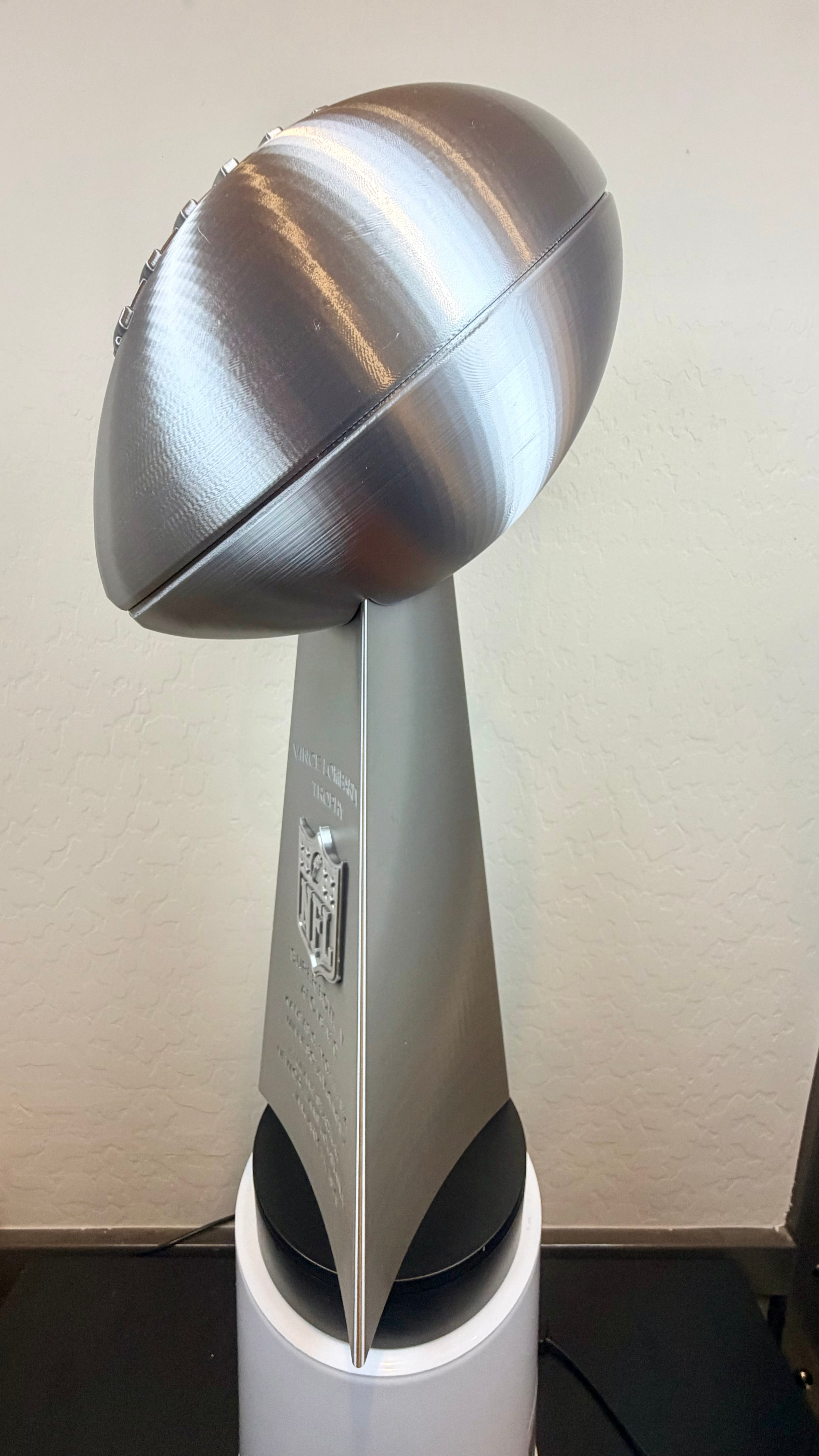 19 inch - Fully Customized Superbowl Vince Lombardi Trophy Like - ANY SB Game, Team, Year ** FREE SHIPPING **