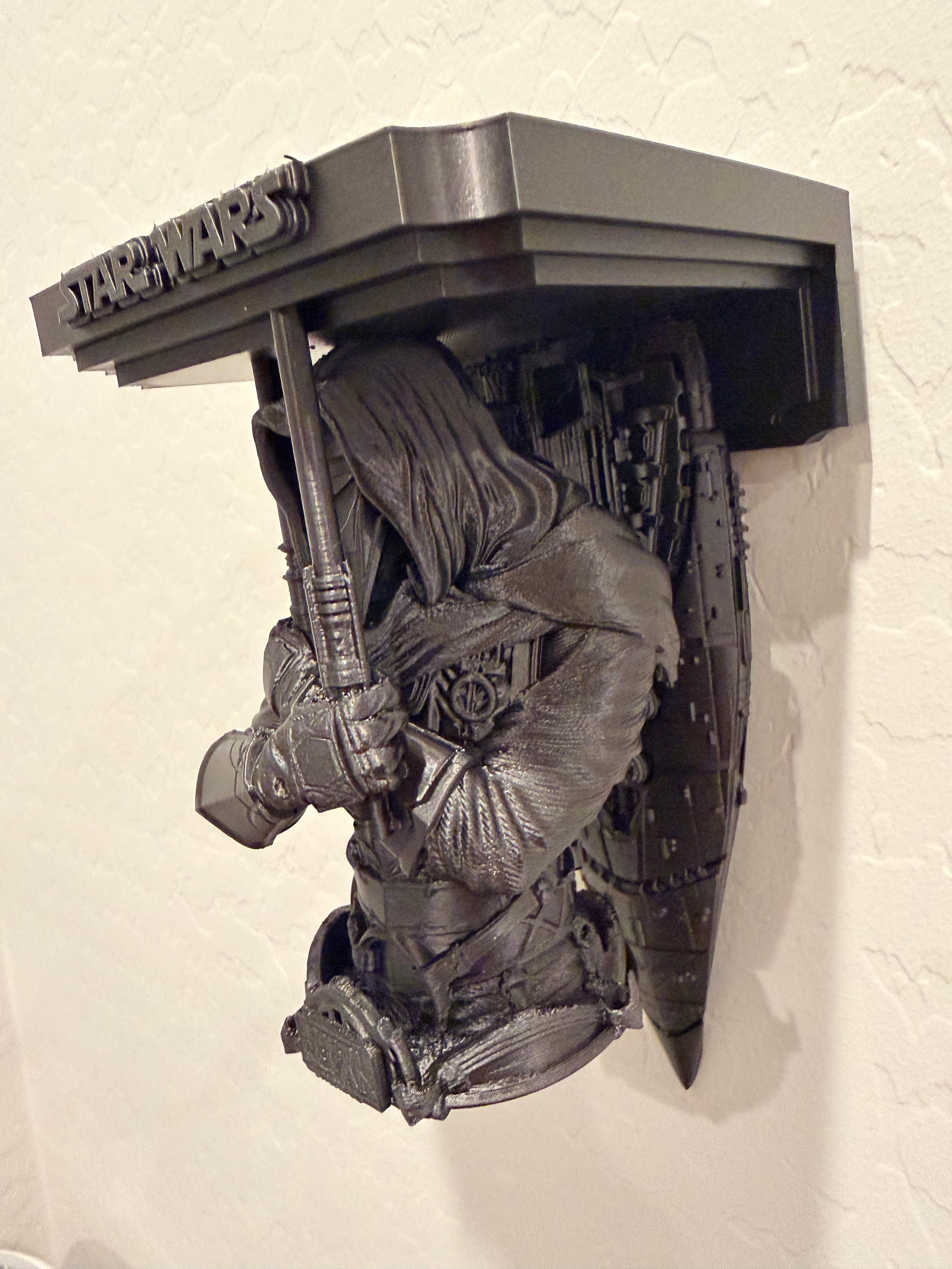 Star Wars - Darth Revan - Leviathan Like Floating Wall Shelf Collectible