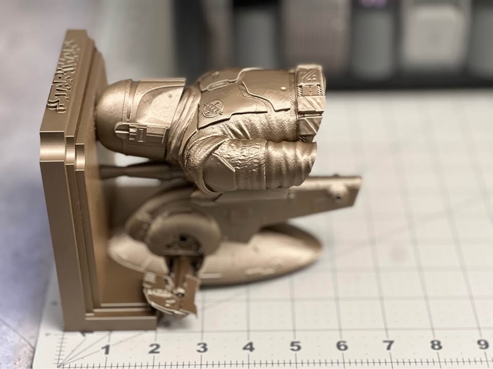 Star Wars - Boba Fett Slave 1 Like Floating Wall Shelf Decor Collectible