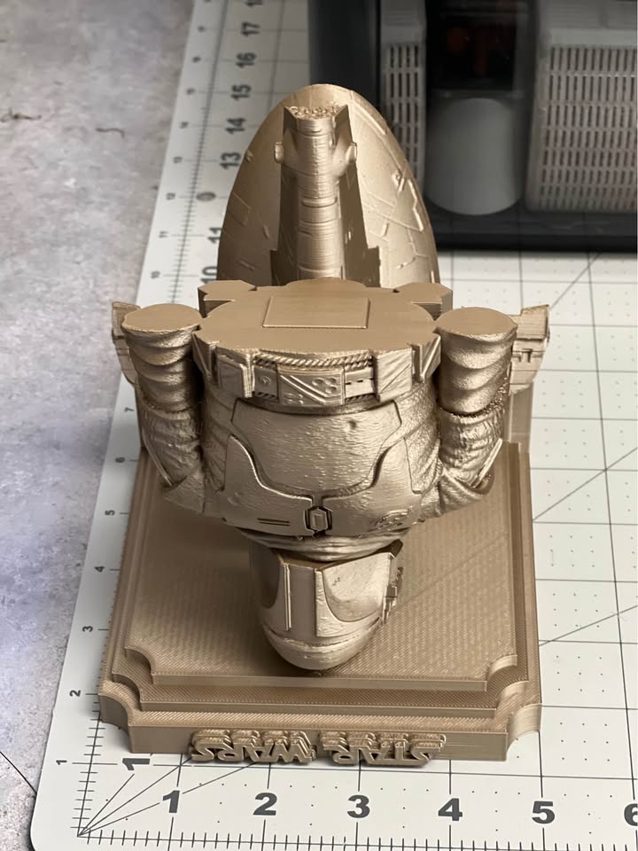 Star Wars - Boba Fett Slave 1 Like Floating Wall Shelf Decor Collectible