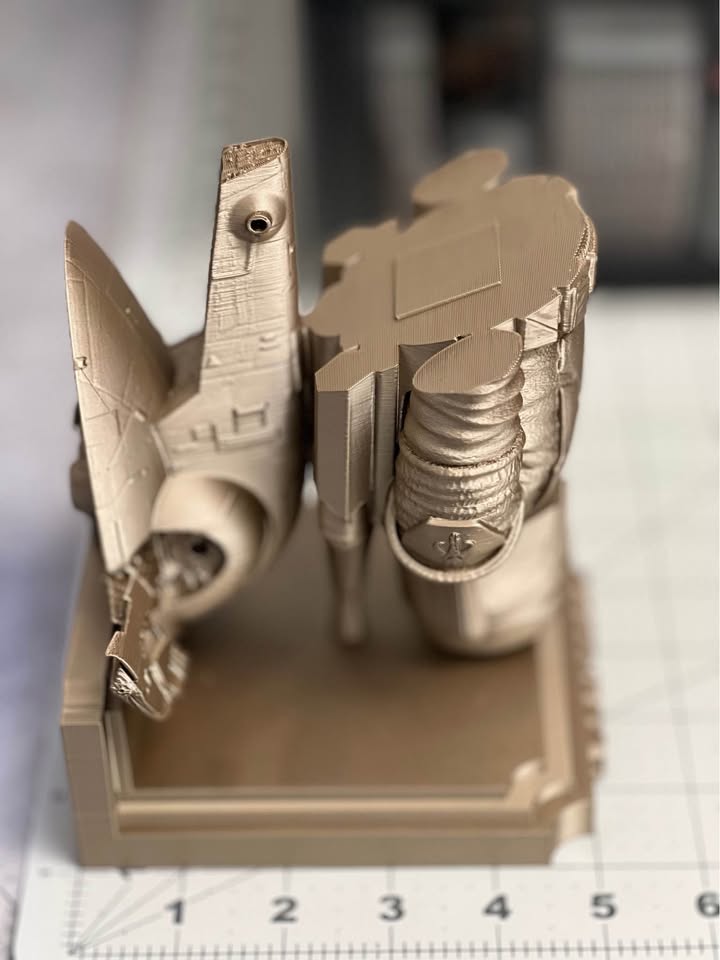 Star Wars - Boba Fett Slave 1 Like Floating Wall Shelf Decor Collectible