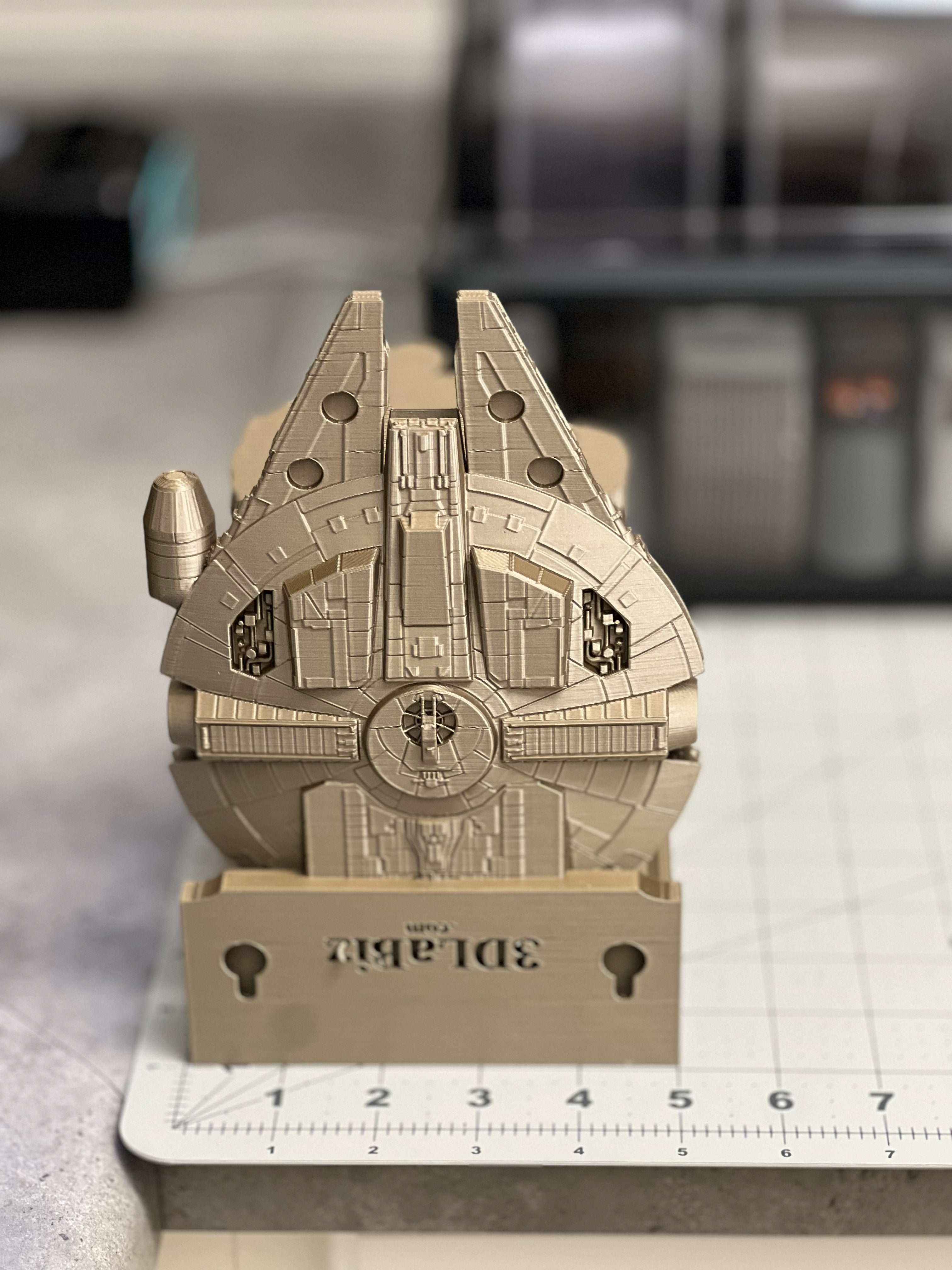 Star Wars - Chewbacca Millennium Falcon Like Floating Wall Shelf Decor Collectible - Multiple Colors