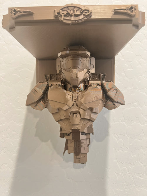 HALO Master Chief UNSC Pillar Of Autumn Like 7x7 Wall Shelf Collectible
