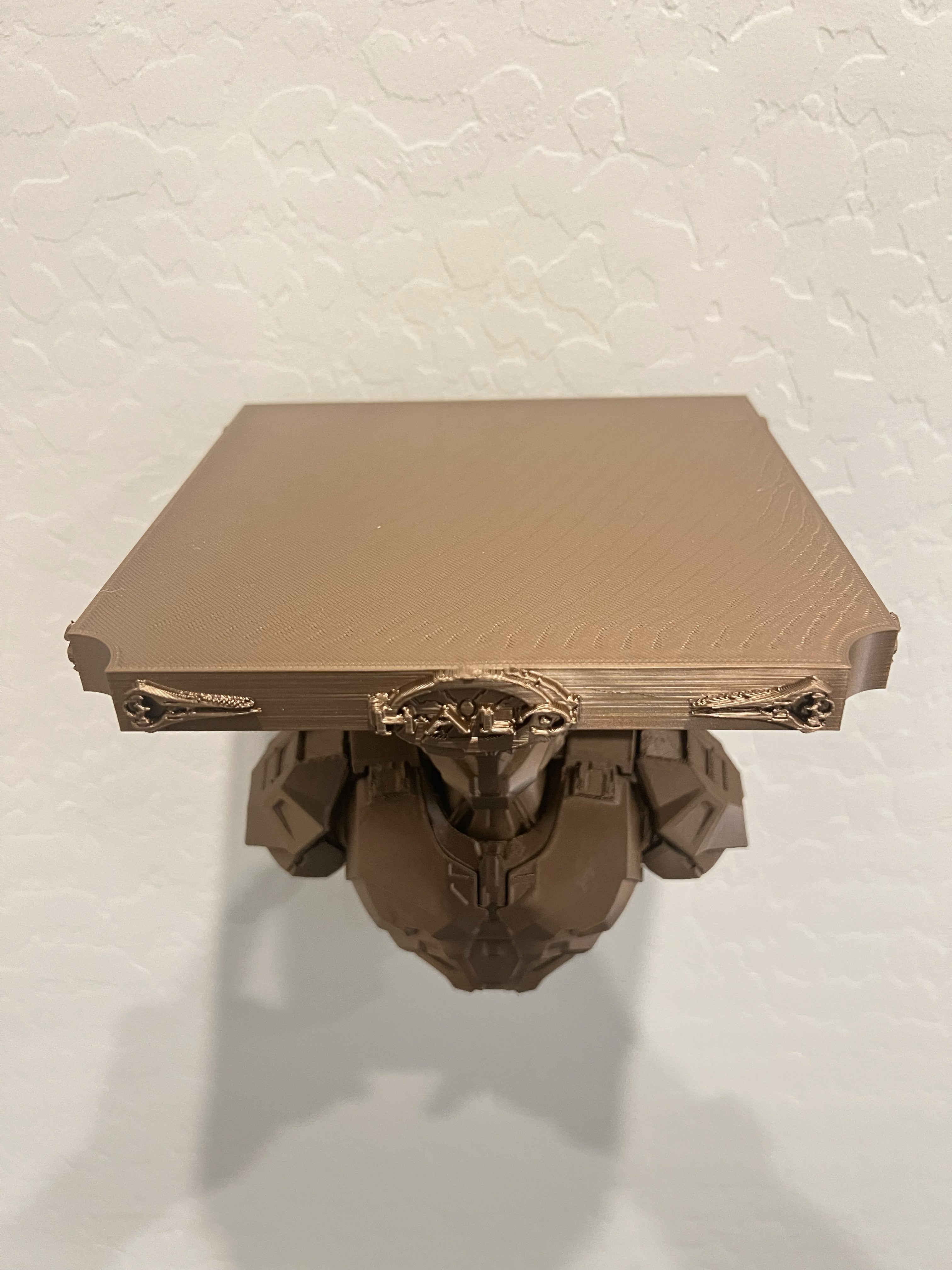 HALO Master Chief UNSC Pillar Of Autumn Like 7x7 Wall Shelf Collectible