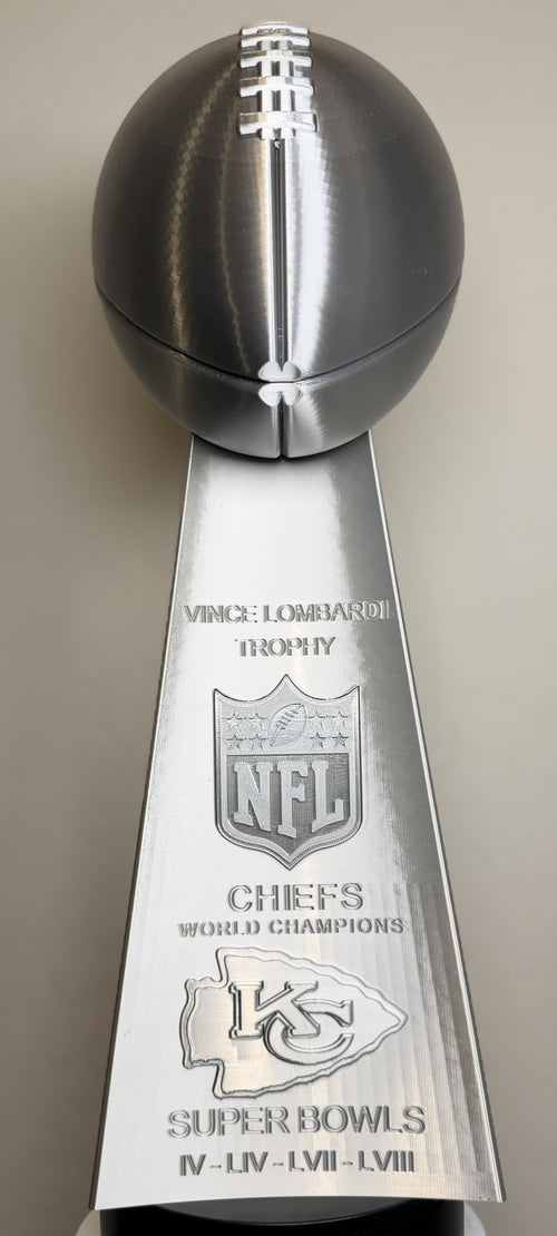 Custom 20 inch Lombardi Trophy Kansas City Chiefs - ALL Superbowls