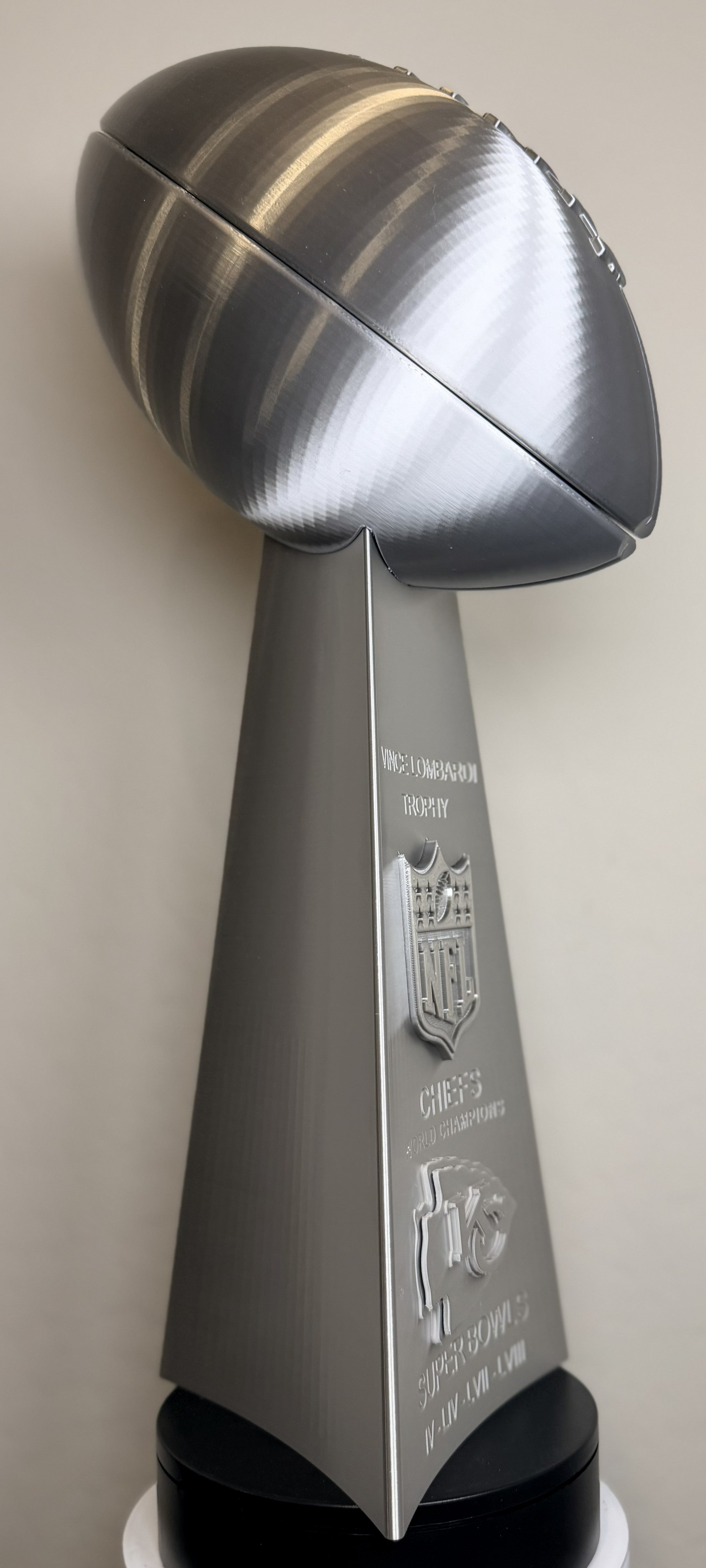 Custom 20 inch Lombardi Trophy Kansas City Chiefs - ALL Superbowls