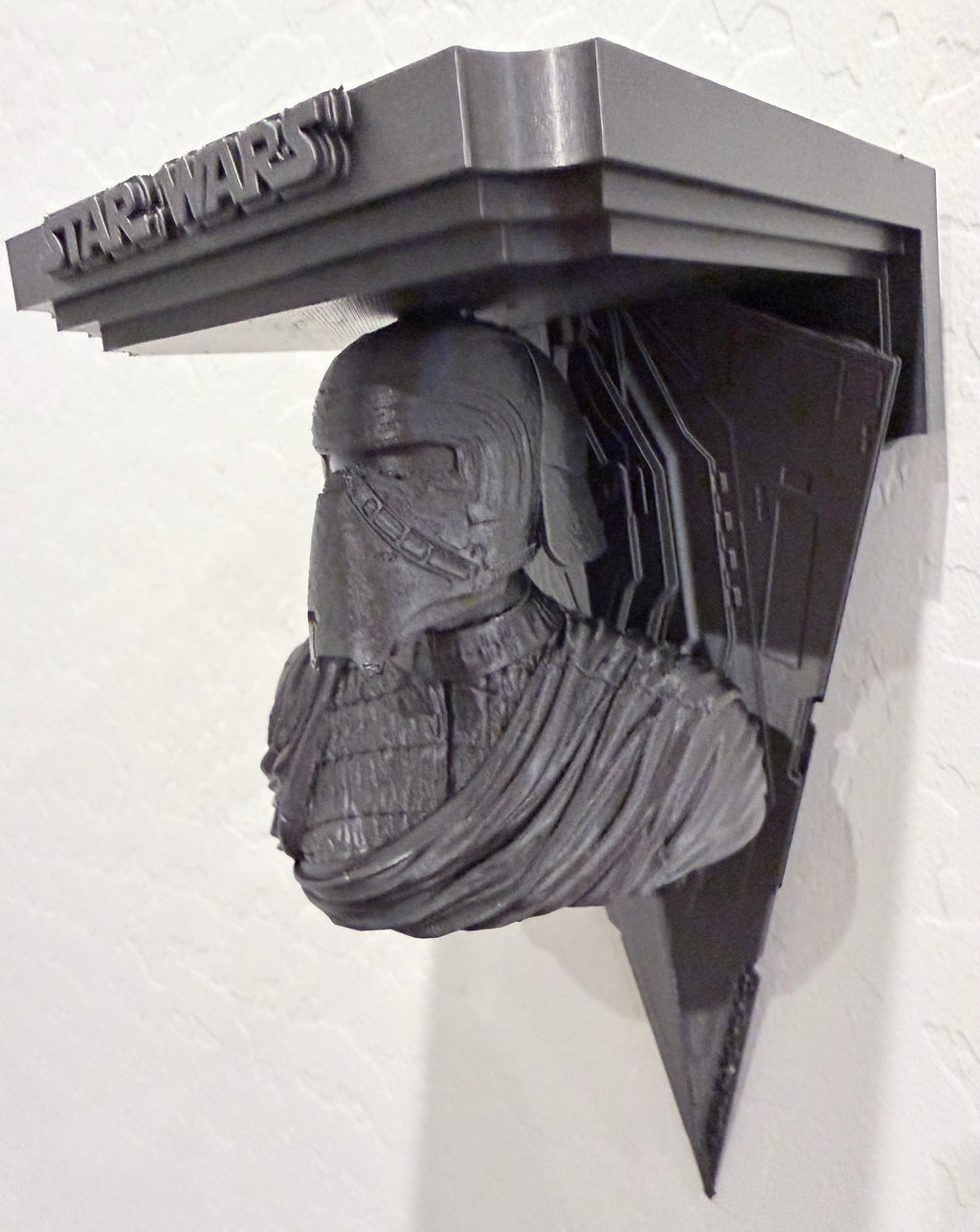 Star Wars - Kylo Ren Masked Resurgent Destroyer Like Floating Wall Shelf Decor Collectible