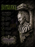 Horror Beetlejuice 6x5 Top Wall Shelf Collectible