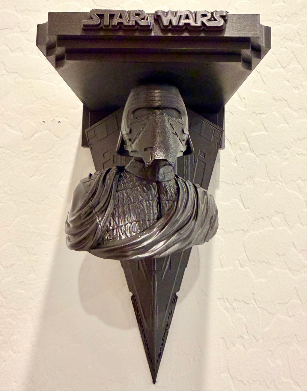 Star Wars - Kylo Ren Masked Resurgent Destroyer Like Floating Wall Shelf Decor Collectible