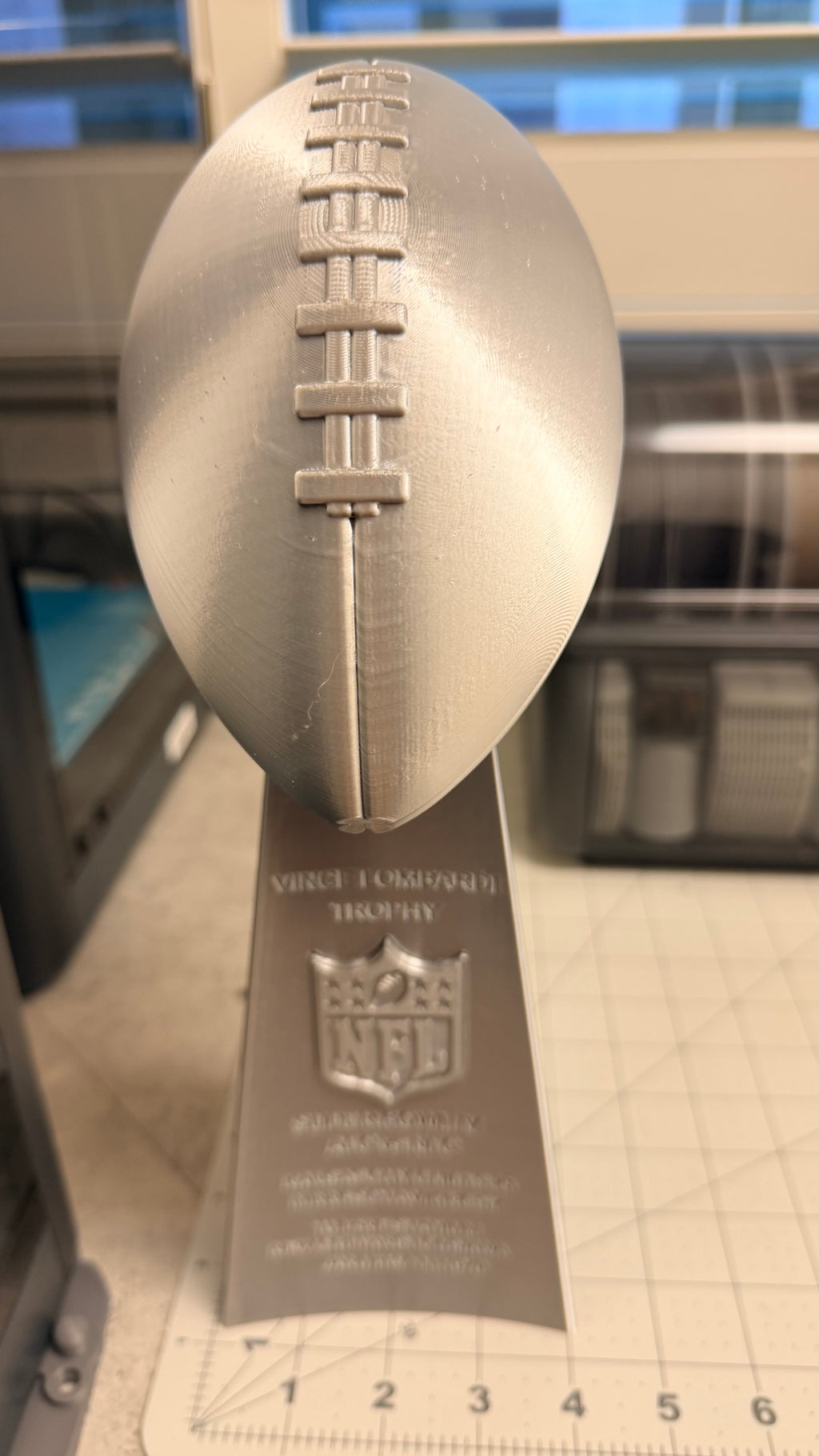 13 inch - Fully Customized Superbowl Vince Lombardi Trophy Like - ANY SB Game, Team, Year  ** FREE SHIPPING **