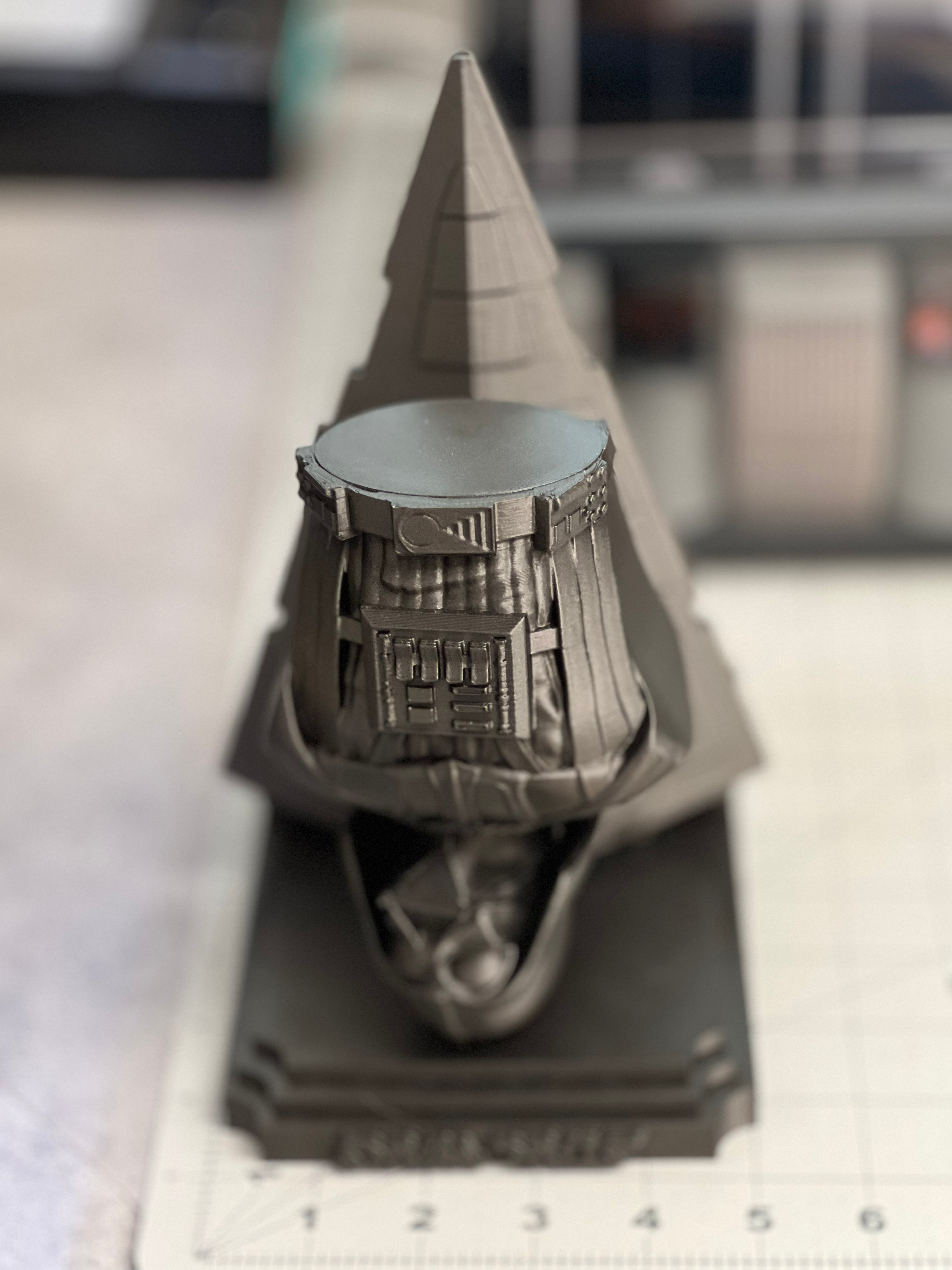 Star Wars - Darth Vader Star Destroyer  Like Floating Wall Shelf Decor Collectible