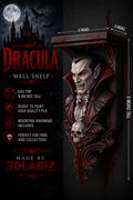 Horror Classic Count Dracula Vampire 6x5 Top Floating Wall Shelf Collectible