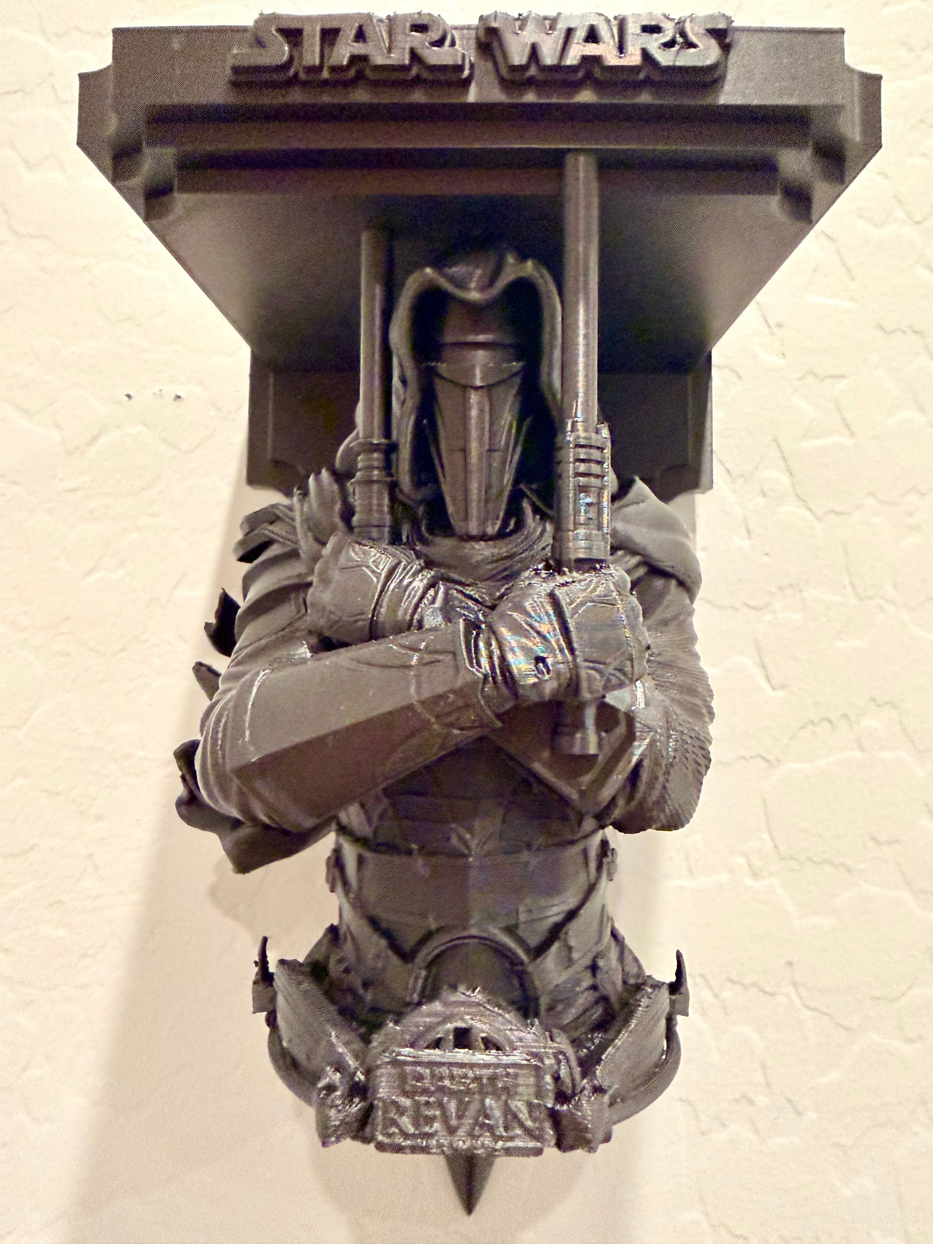 Star Wars - Darth Revan - Leviathan Like Floating Wall Shelf Collectible