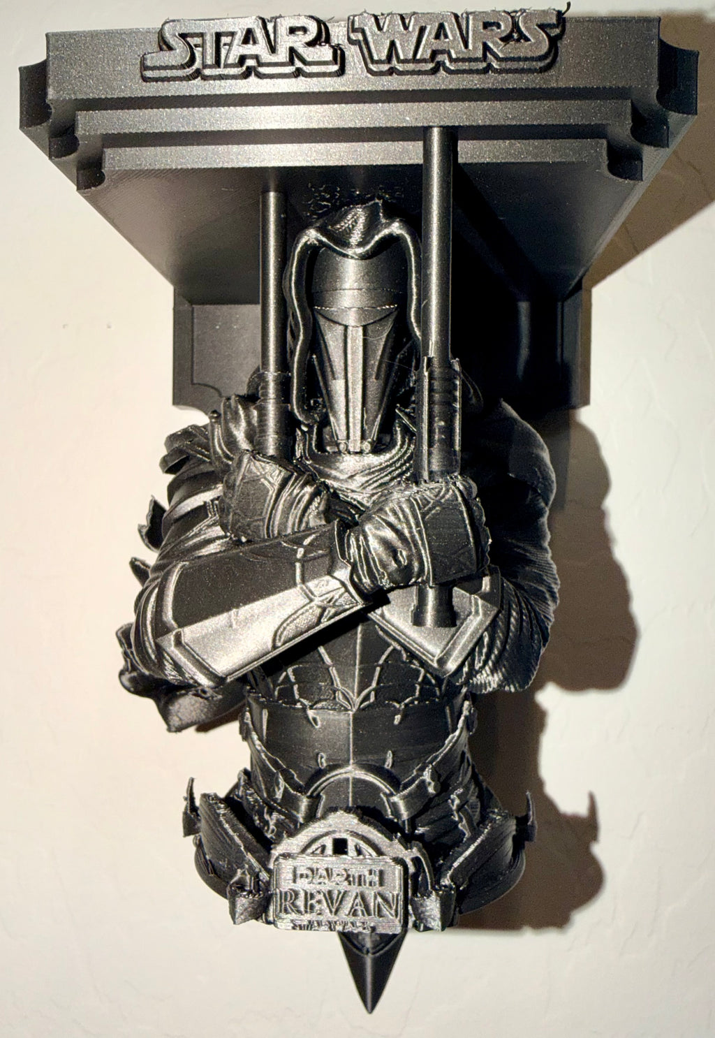 Star Wars - Darth Revan - Leviathan Like Floating Wall Shelf Collectible