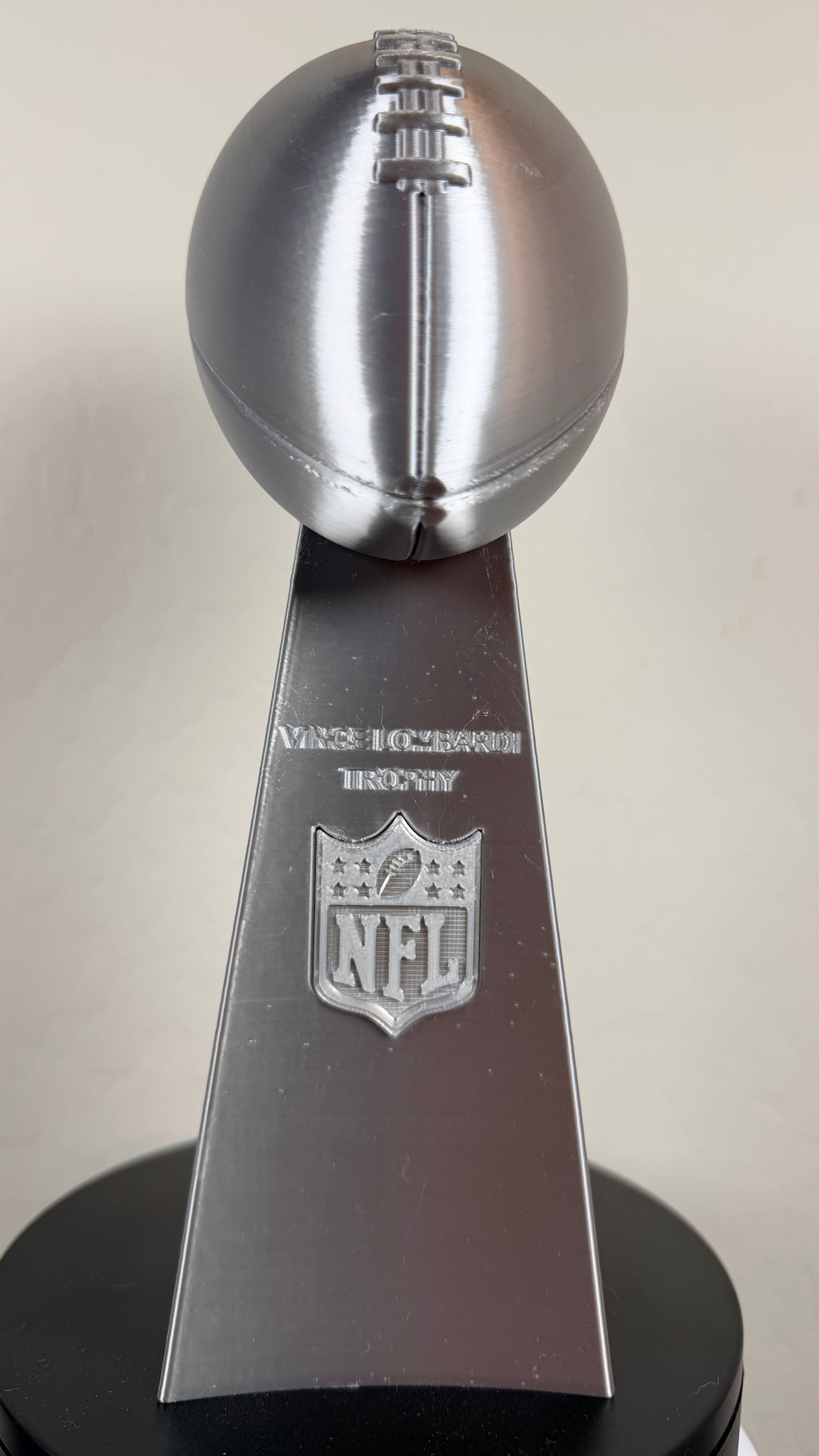 10 inch - Bookshelf Vince Lombardi Trophy Like - Desktop - Fantasy Football - Multiple Colors