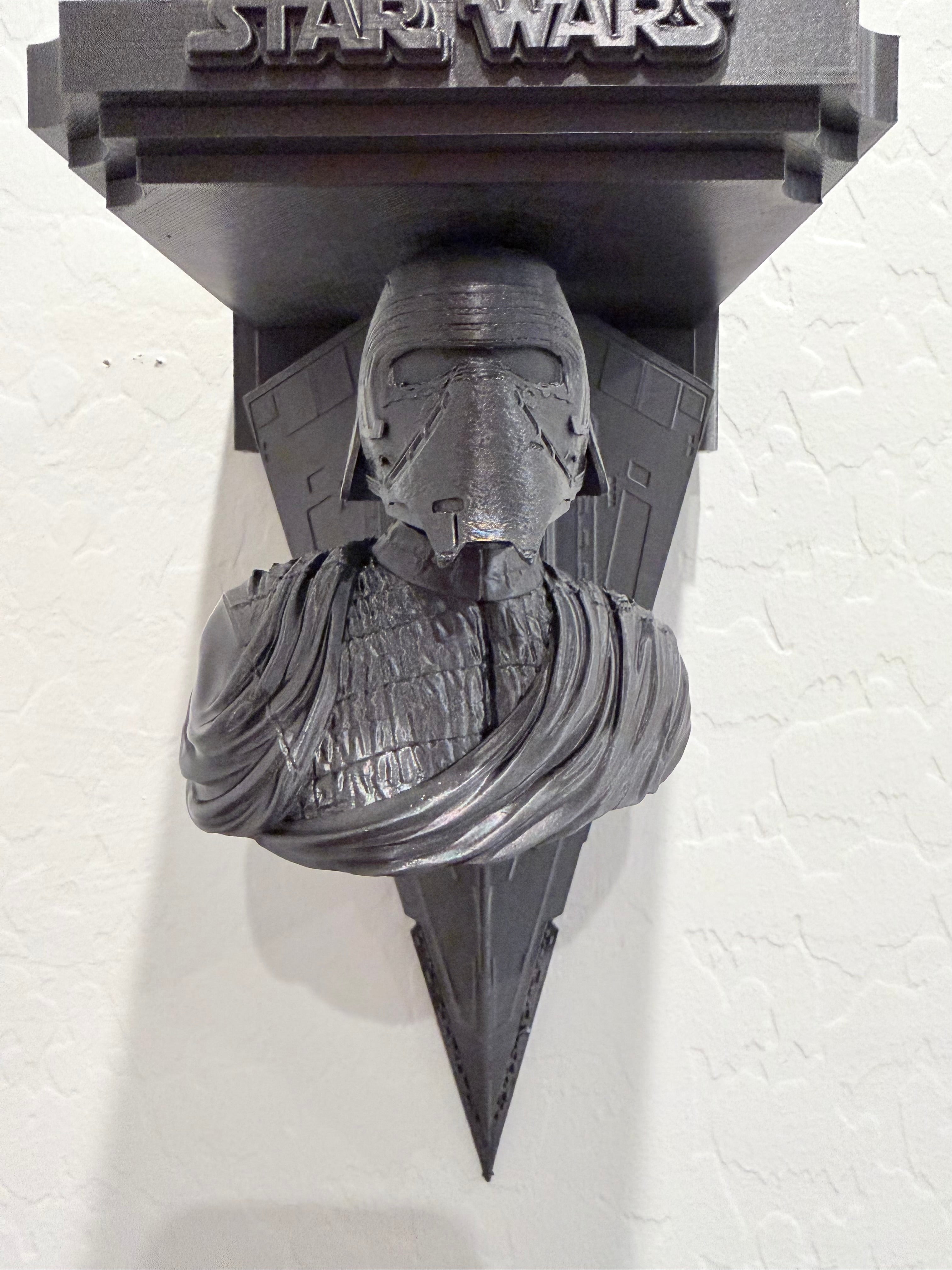 Star Wars - Kylo Ren Masked Resurgent Destroyer Like Floating Wall Shelf Decor Collectible