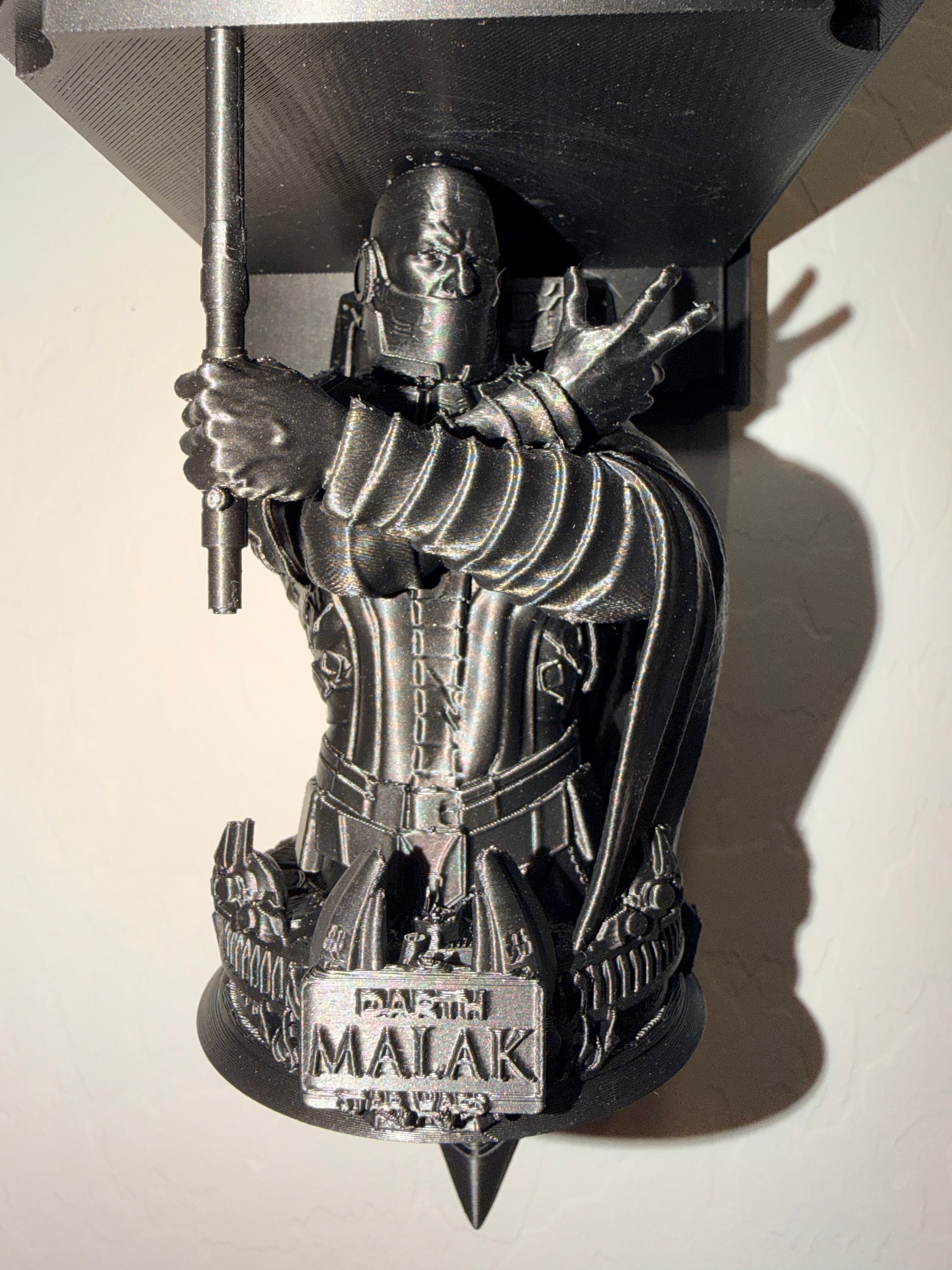 Star Wars - Darth Malak - Leviathan Like Floating Wall Shelf Collectible
