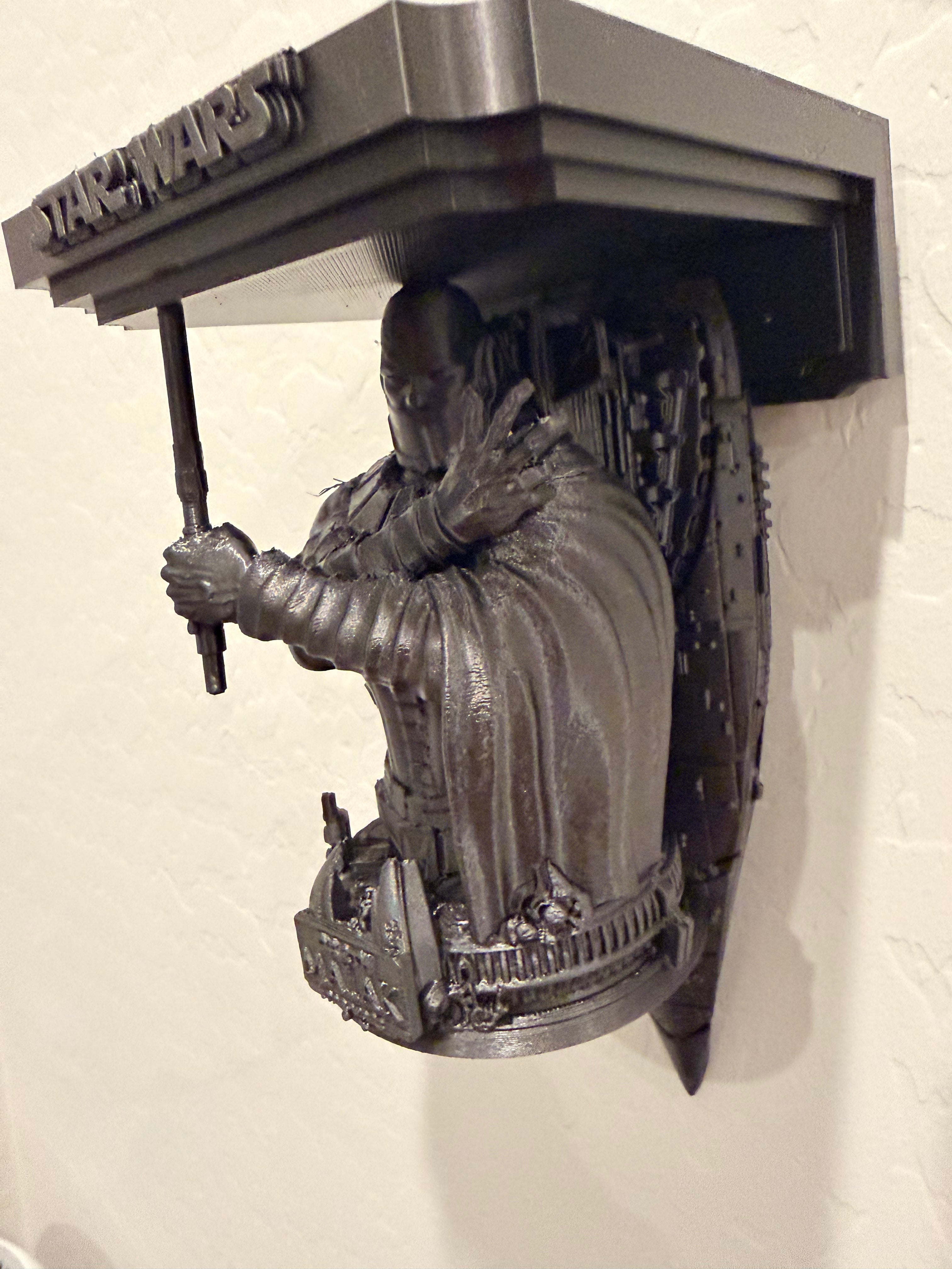 Star Wars - Darth Malak - Leviathan Like Floating Wall Shelf Collectible