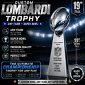 19 inch - Fully Customized Superbowl Vince Lombardi Trophy Like - ANY SB Game, Team, Year ** FREE SHIPPING **