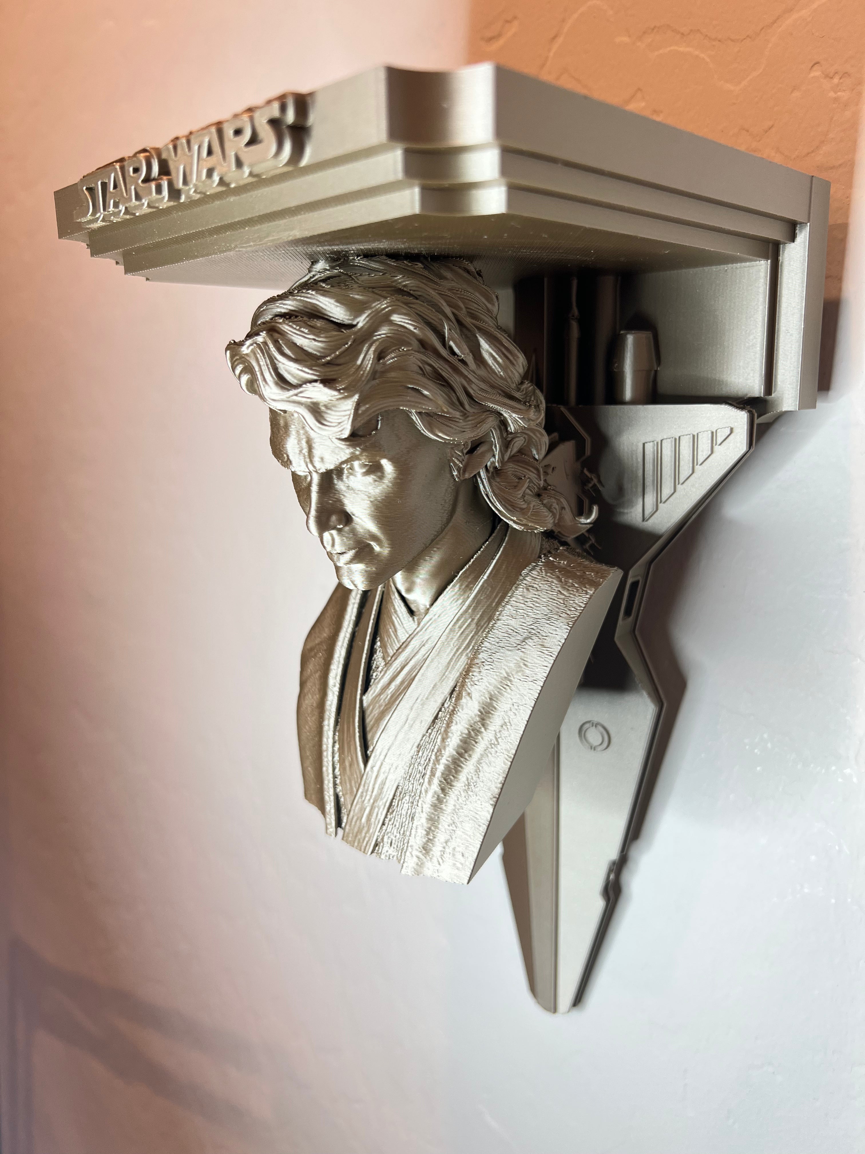 Star Wars - Anakin Skywalker Venator Like Floating Wall Shelf Decor Collectible - Multiple Colors