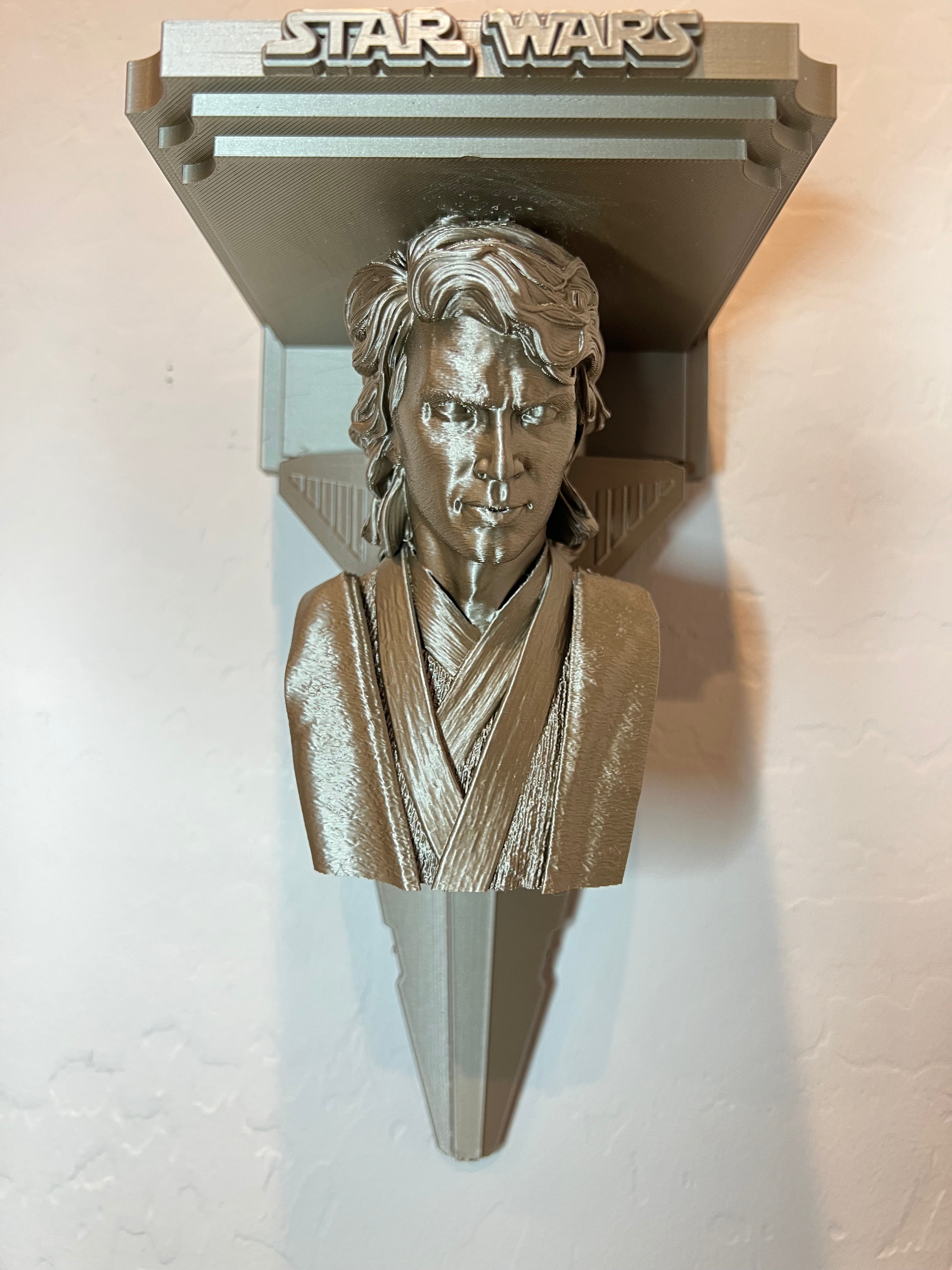 Star Wars - Anakin Skywalker Venator Like Floating Wall Shelf Decor Collectible - Multiple Colors