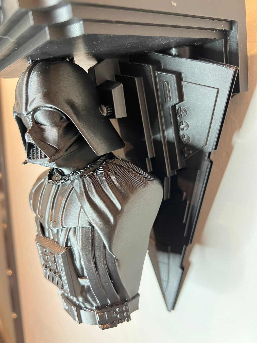 Star Wars - Darth Vader Star Destroyer  Like Floating Wall Shelf Decor Collectible