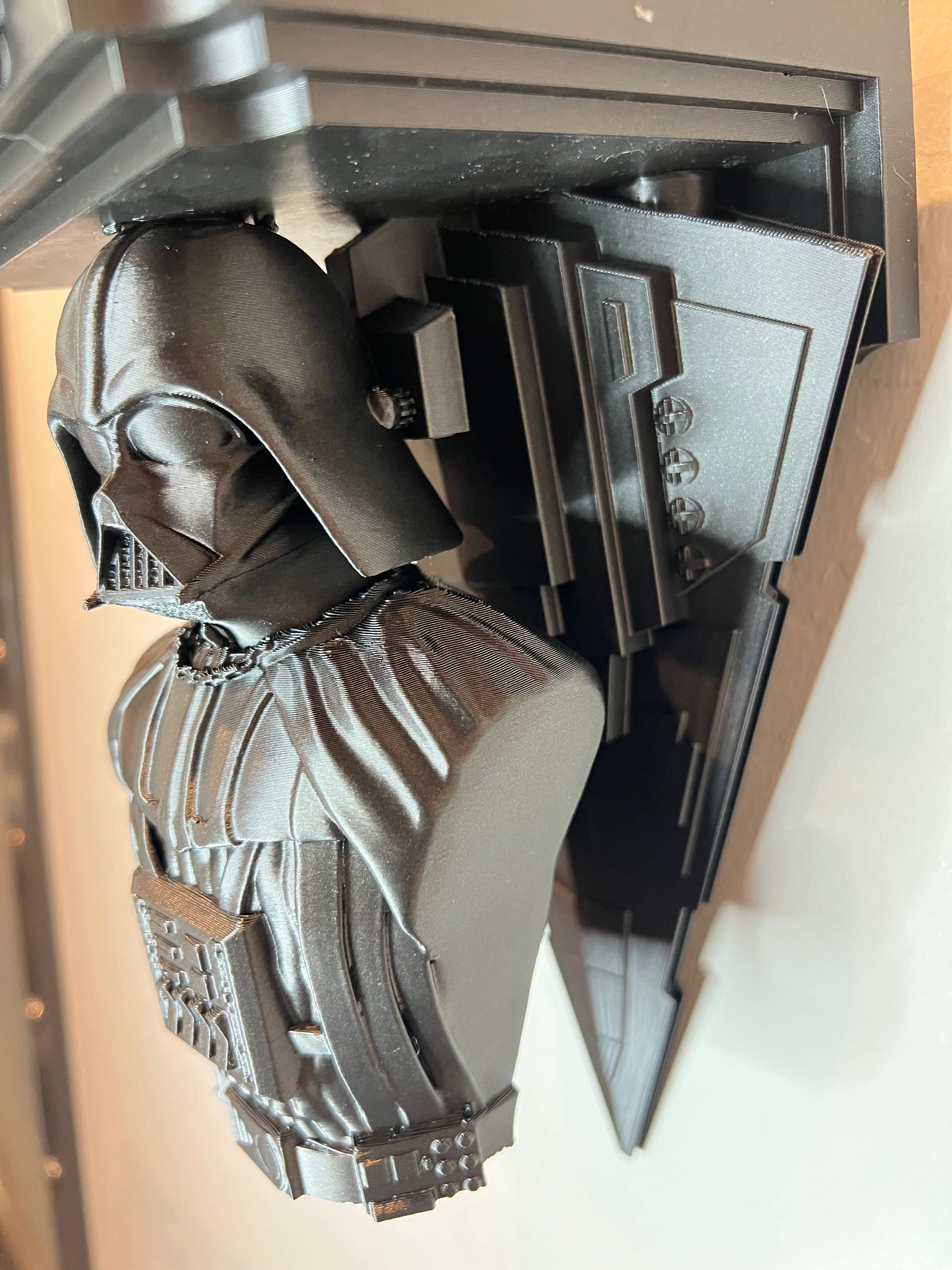 Star Wars - Darth Vader Star Destroyer  Like Floating Wall Shelf Decor Collectible