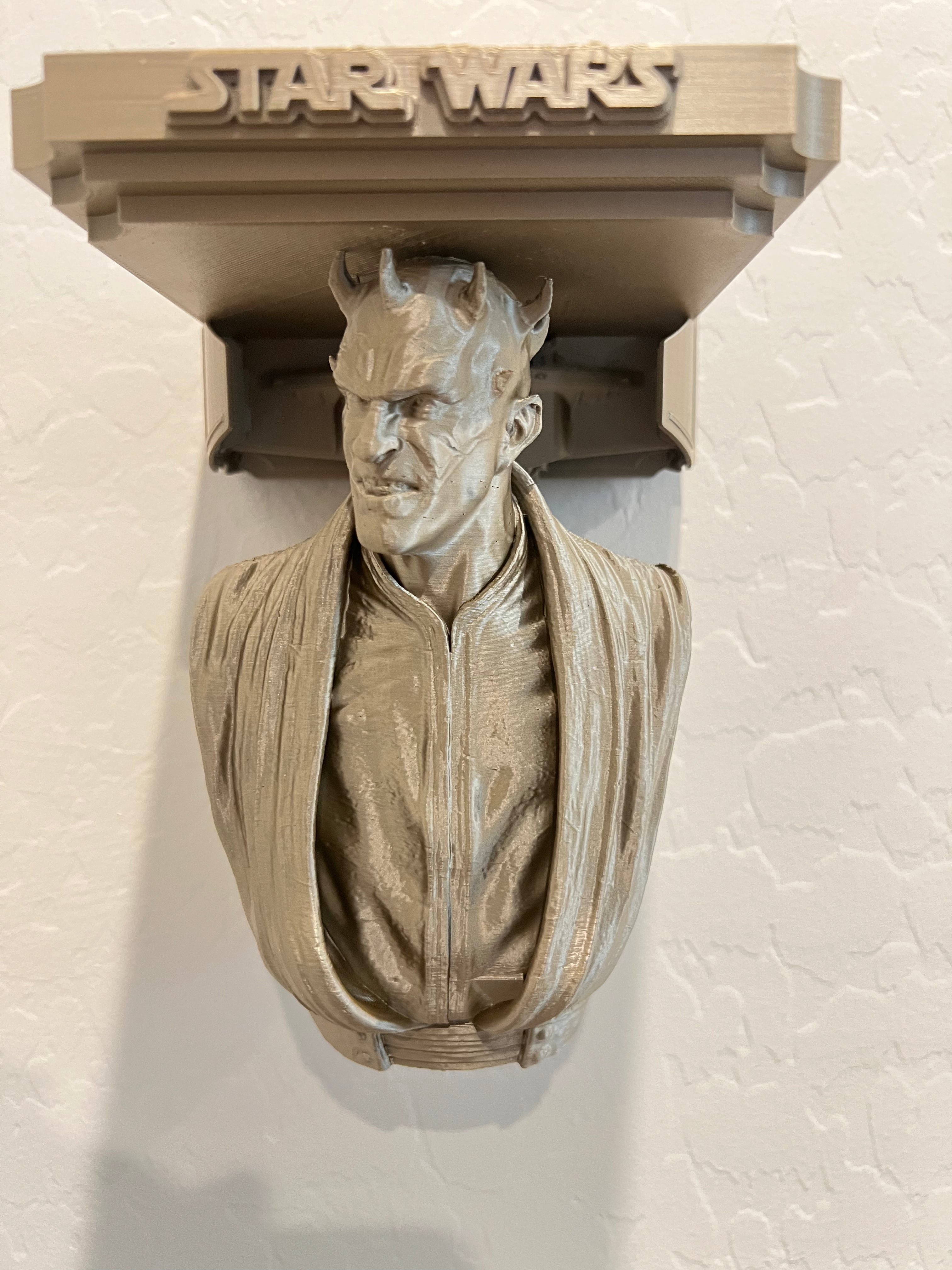 Star Wars - Darth Maul Scimitar Like Floating Wall Shelf Decor Collectible - Multiple Colors