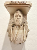 Star Wars - Old Obi-Wan Kenobi Millennium Falcon Like Floating Wall Shelf Decor Collectible